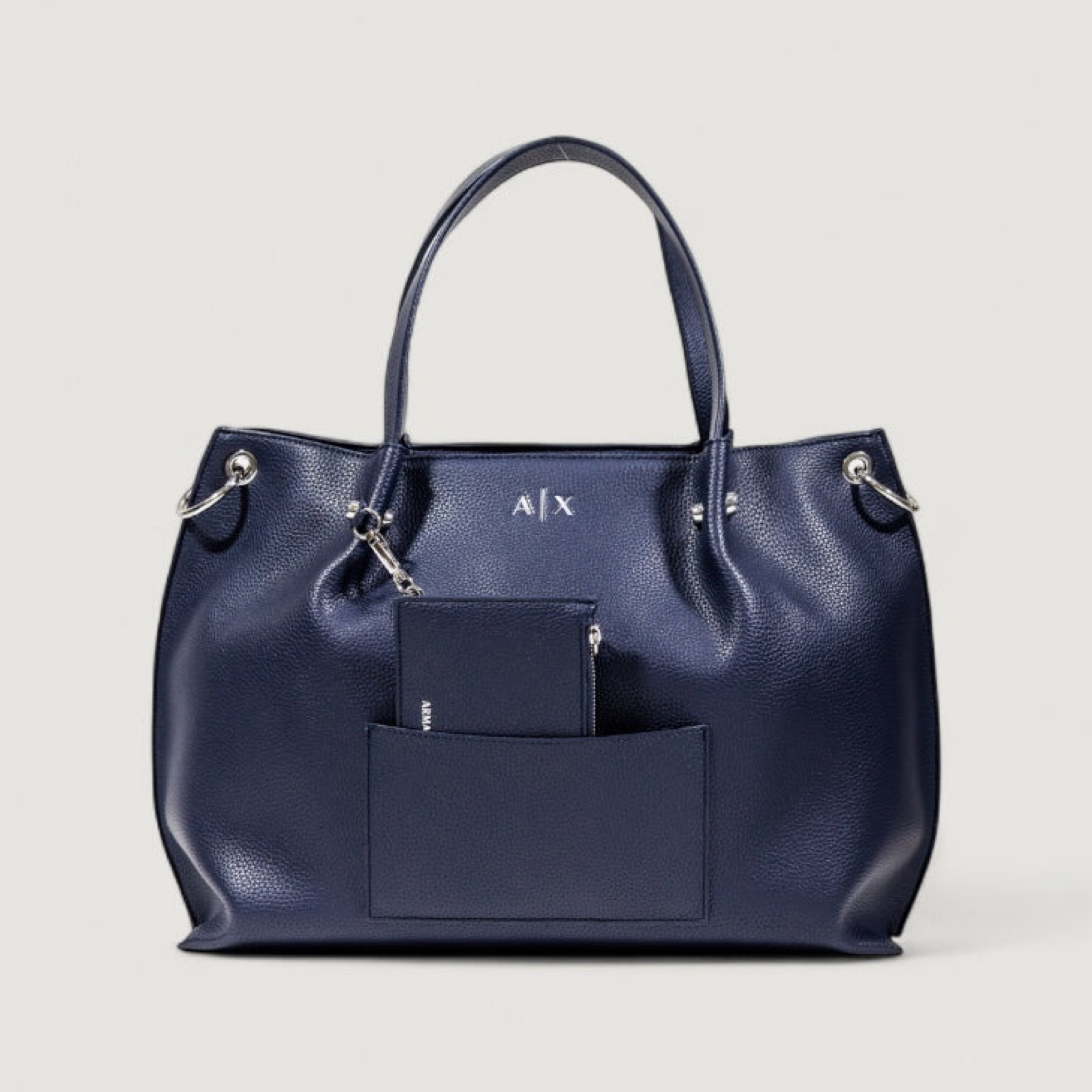Дамска синя чанта Armani Exchange Women Shopper Bag XW001211 AF15625 UB102 Front View