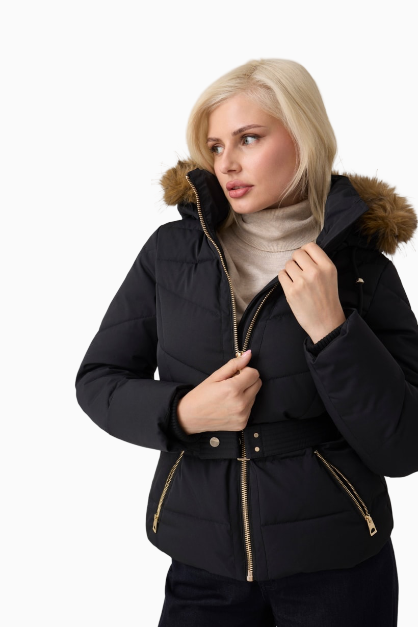 Дамско яке Guess Women Jacket W6BL58W4197 JBLK Front View