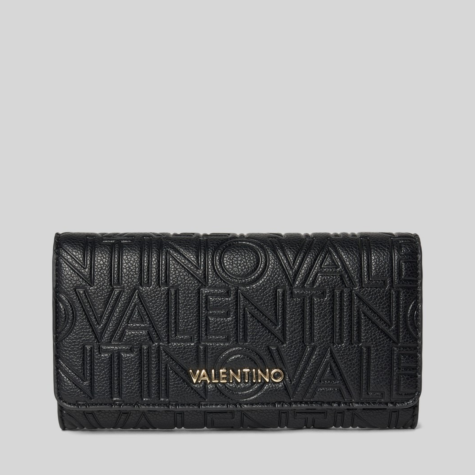 Дамски портмоне Valentino Women Wallet VPS8PG113 PANSY NERO Front View