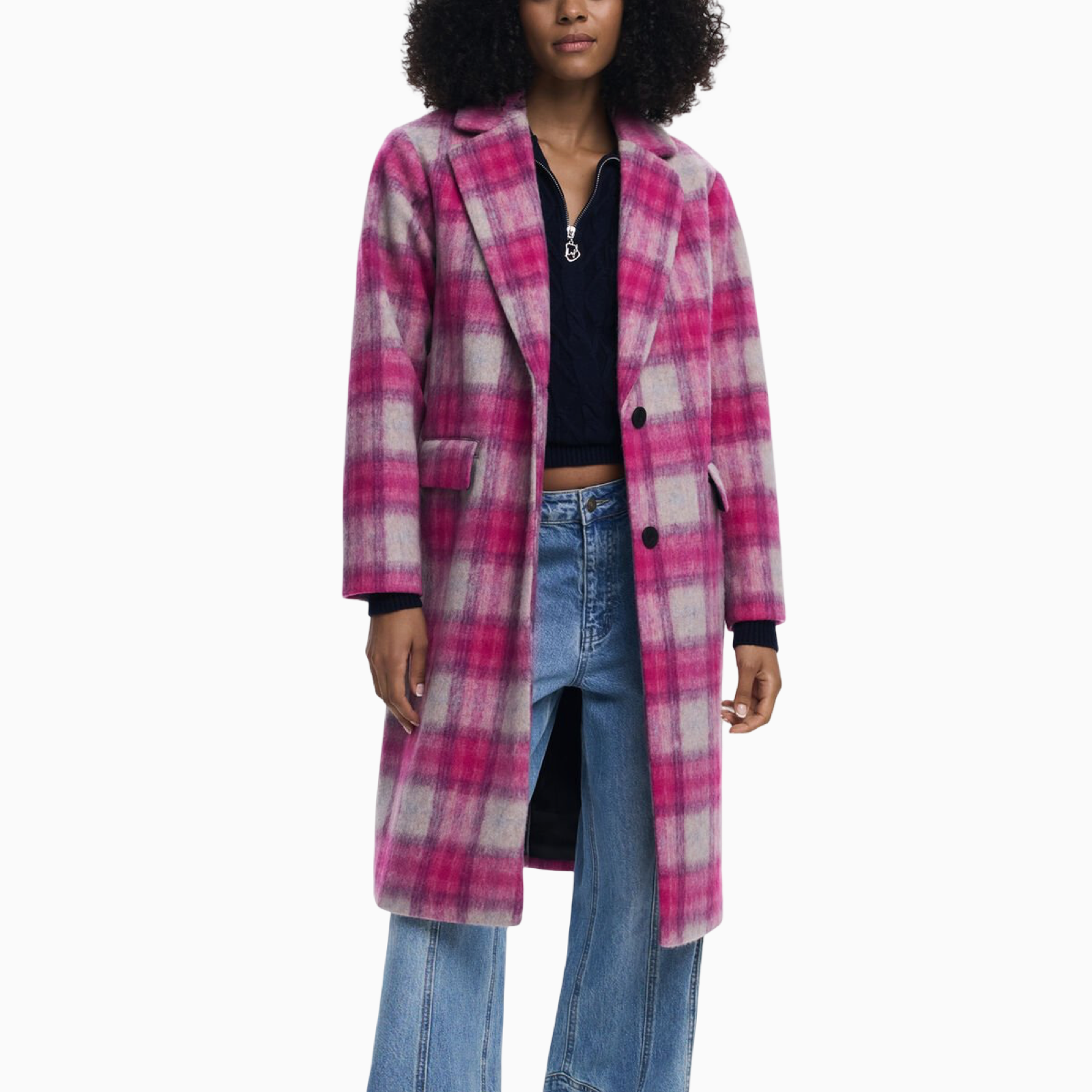 Дамско палто Desigual Women Coat 25WWEW15 Front View