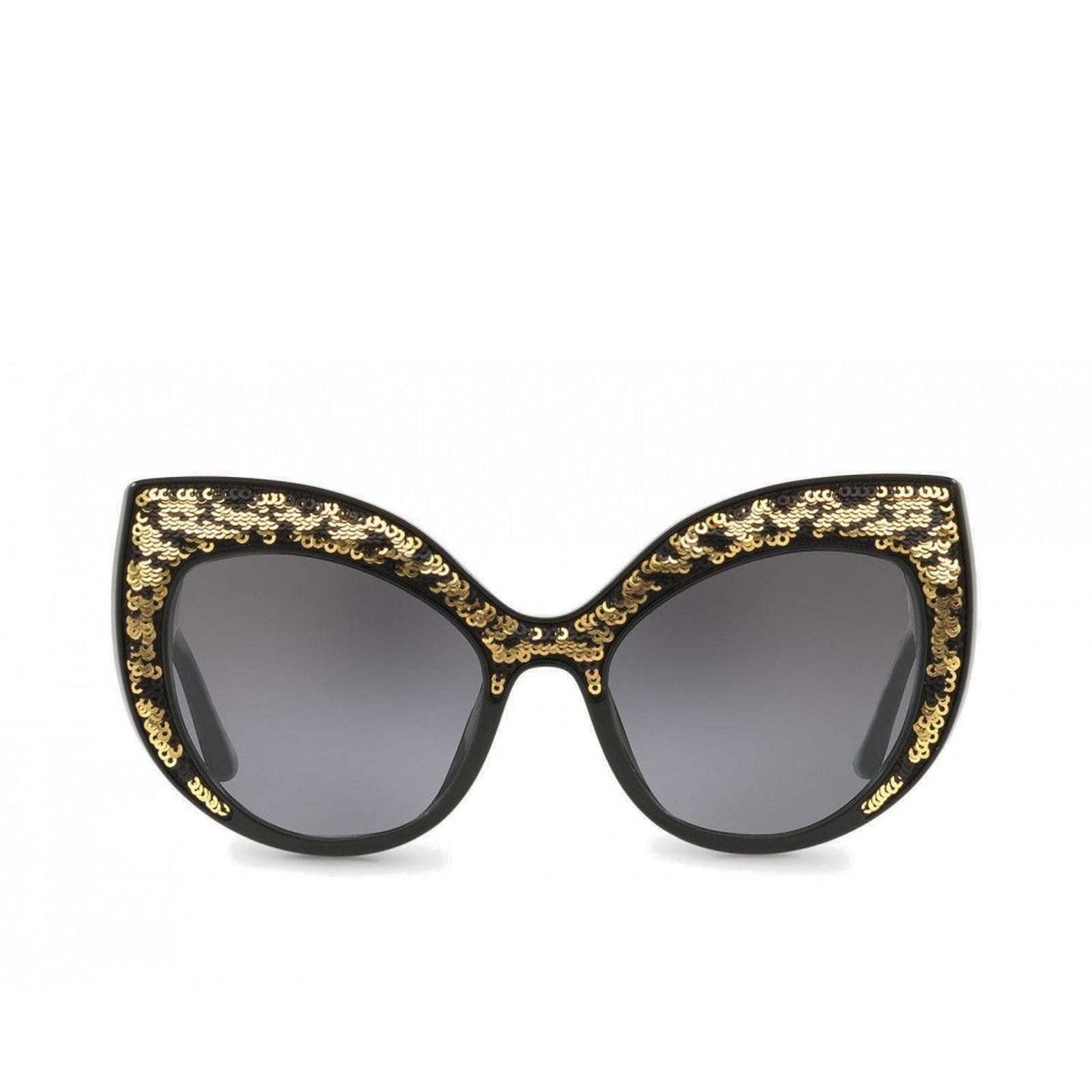 Dolce & Gabbana Butterfly Polarized Sequin Sunglasses DG4326 Front View