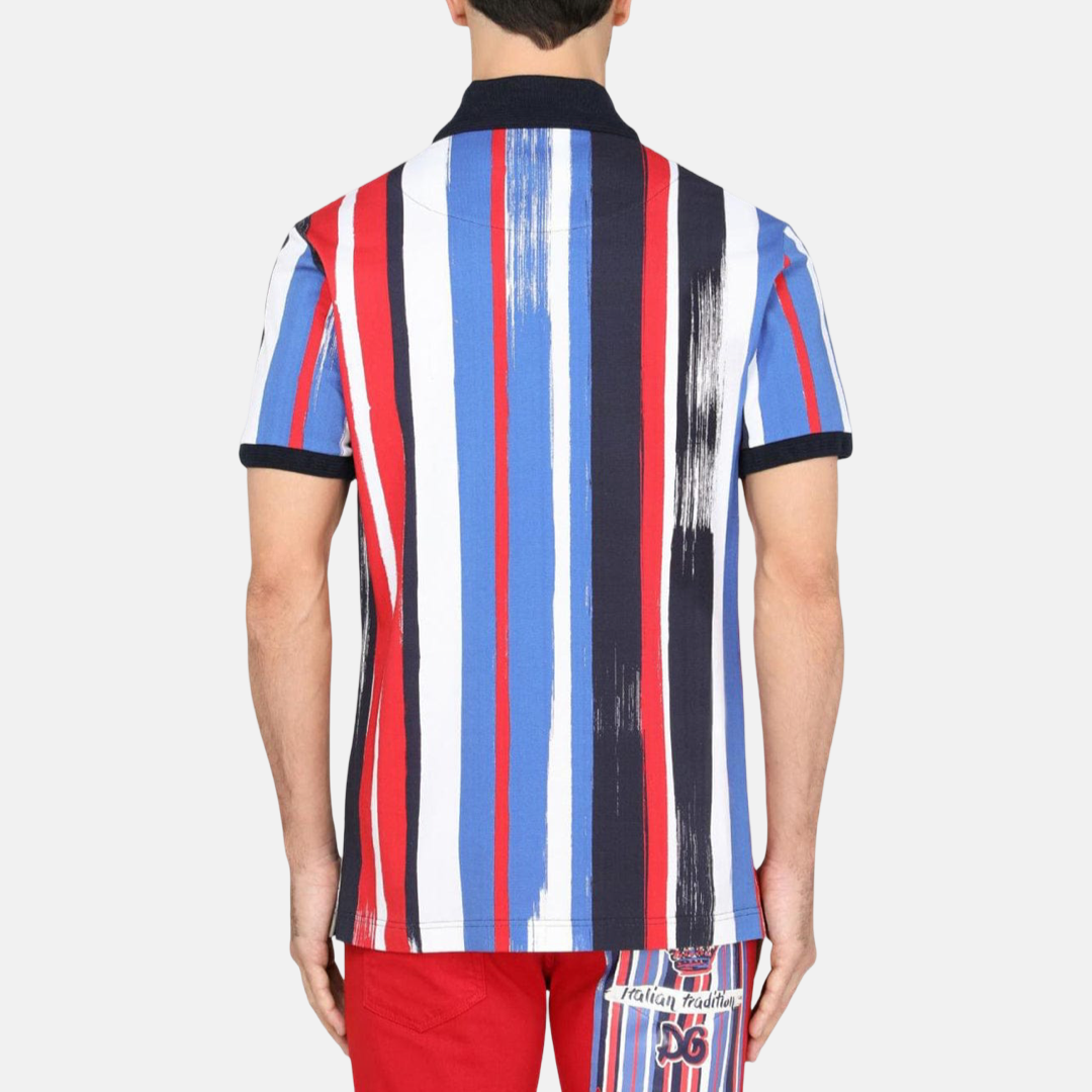 Мъжка поло тениска Dolce & Gabbana
Striped Cotton Polo