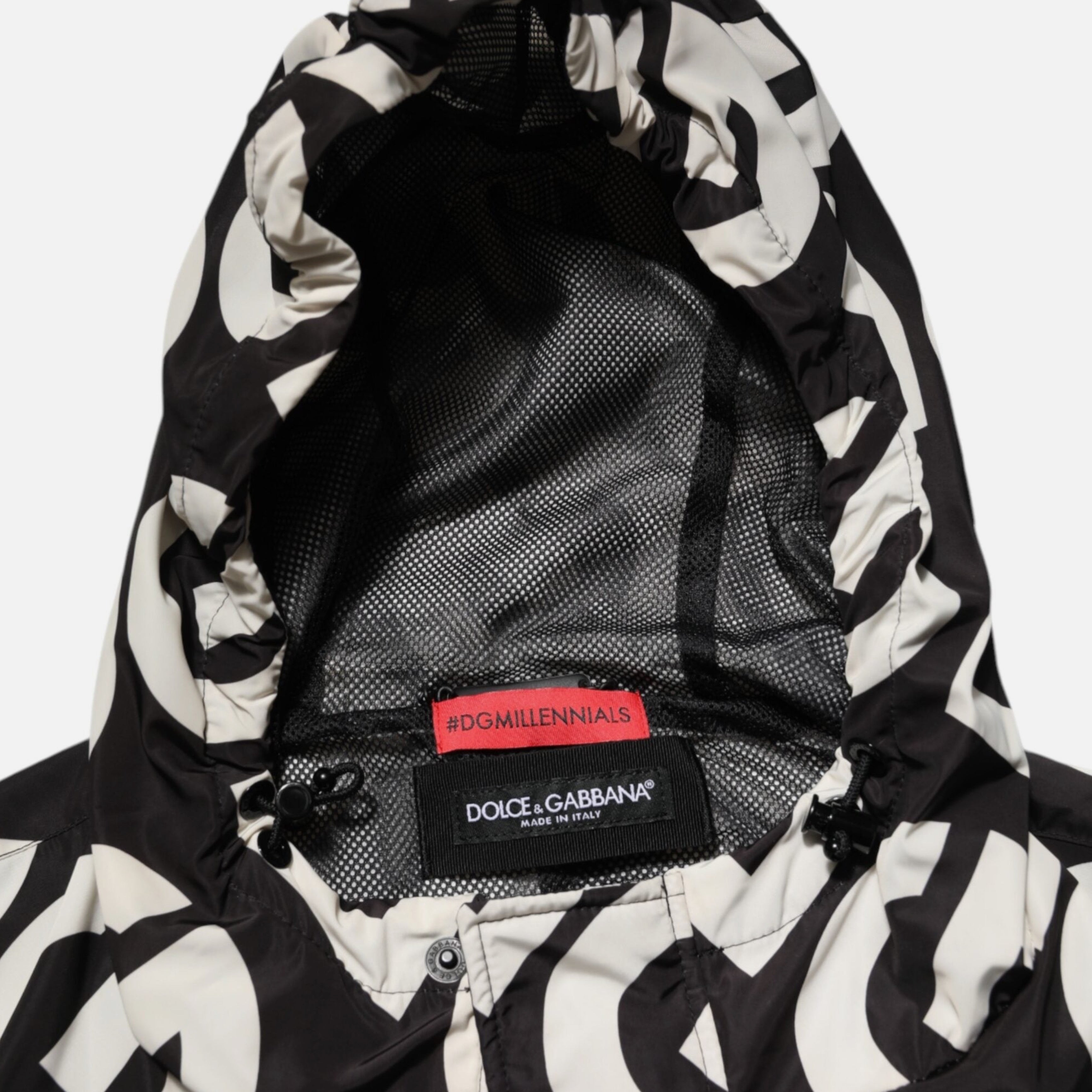 Мъжко дълго яке Men’s hooded long jacket DOLCE & GABBANA G9QP1T HSM1C HN92A hood view