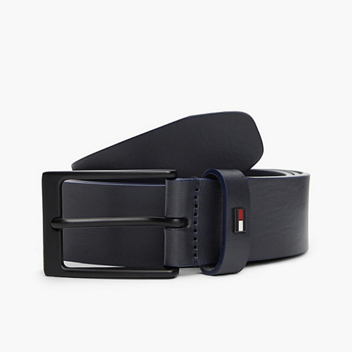 Мъжки син колан Tommy Hilfiger Men Belt AM0AM13016 DW6 Front View