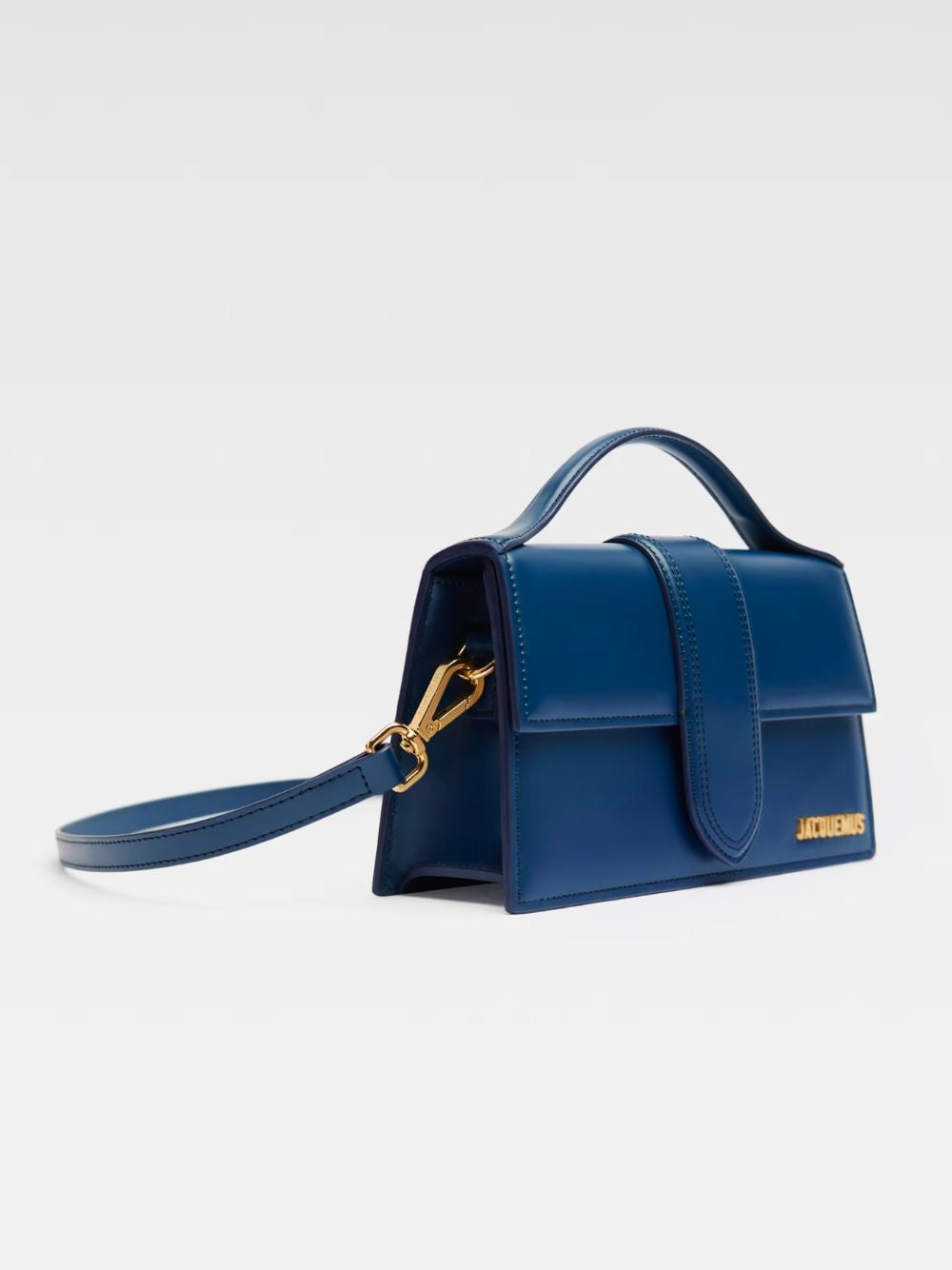 Дамска чанта JACQUEMUS Le Grand Bambino Handbag 213BA0073100-390 Navy angled view