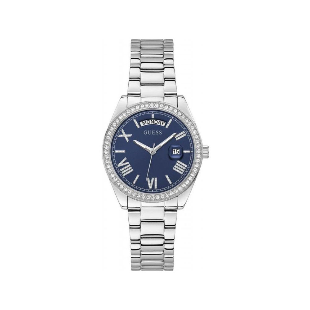Guess Gray Stainless Steel Dress Watch
