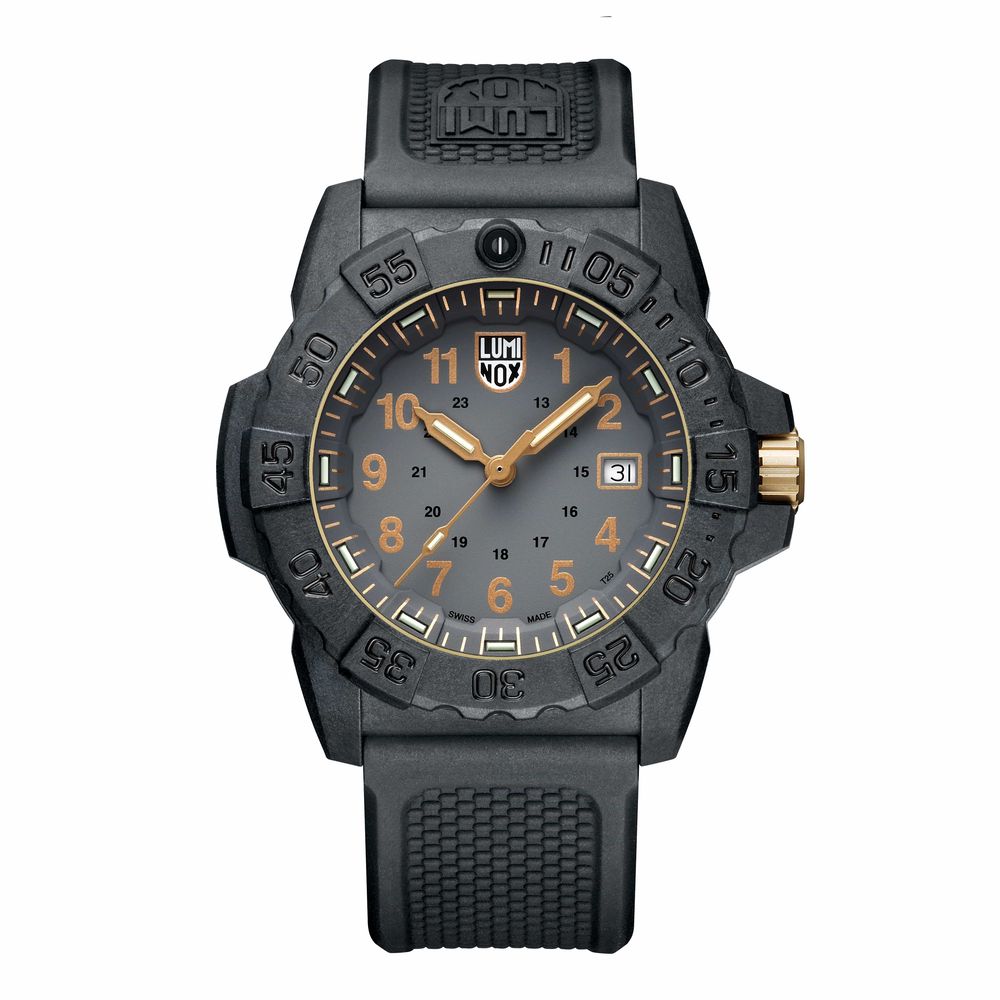 Luminox Black Rubber Sport Watch
