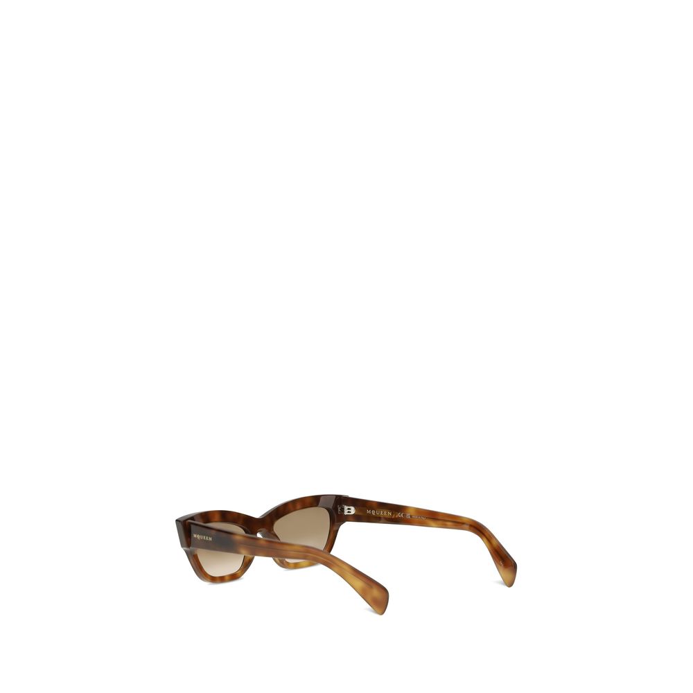 Alexander McQueen Brown Acetate Sunglasses