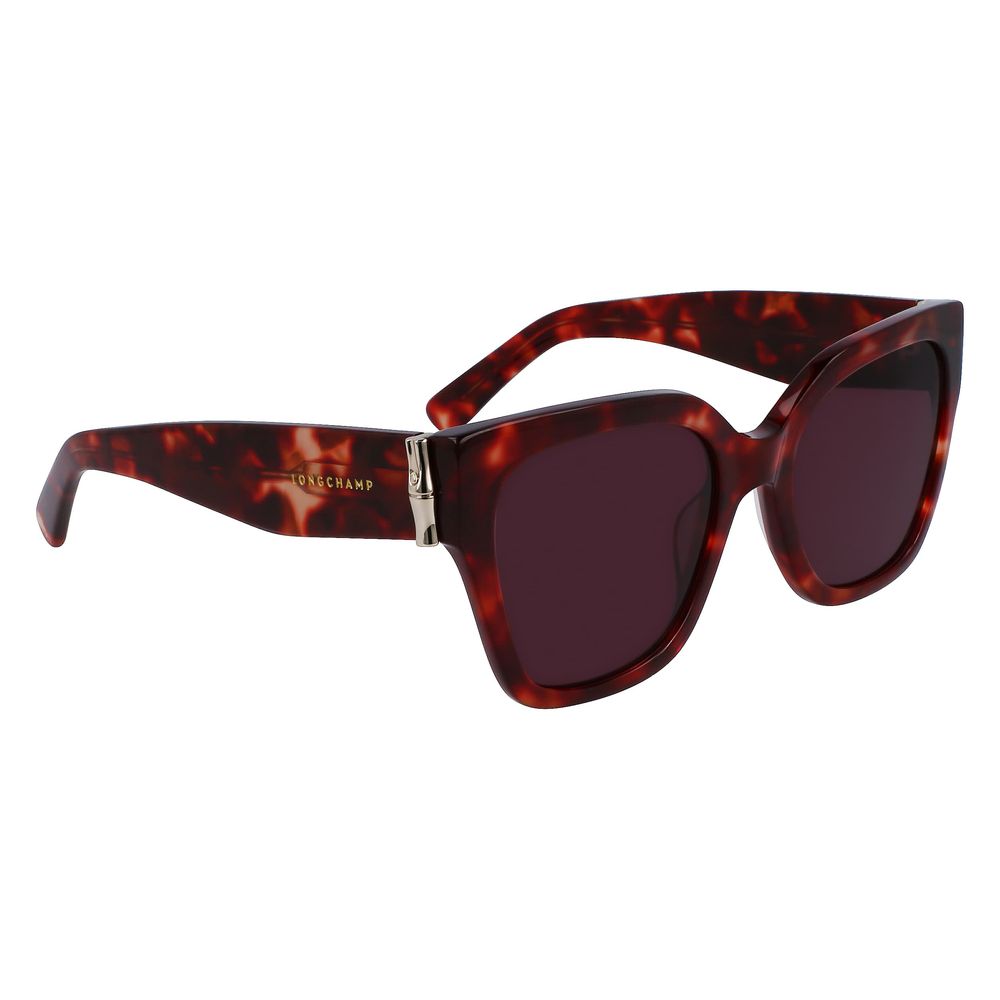 Longchamp Brown Acetate Sunglasses