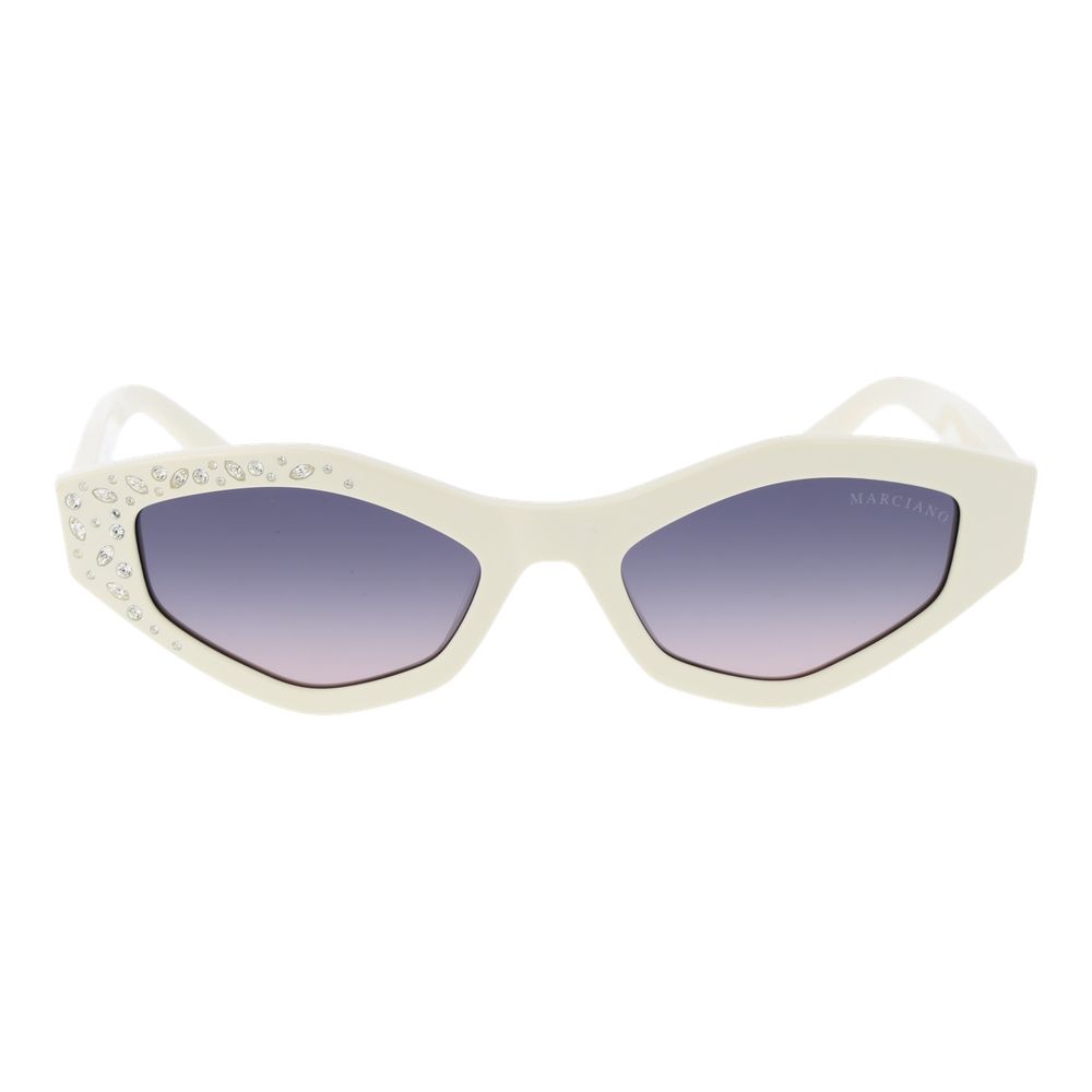 Marciano by Guess White Plastic Sunglasses