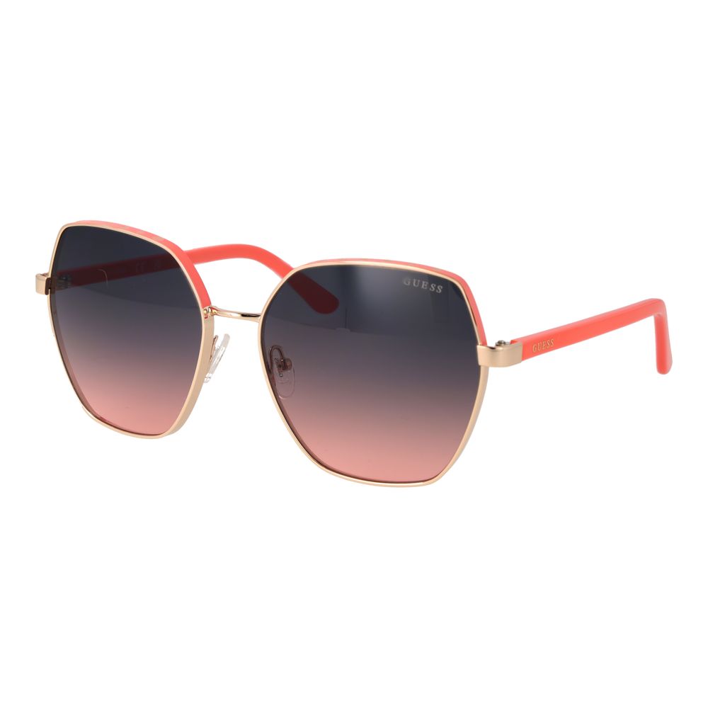 Guess Gold Metal Sunglasses