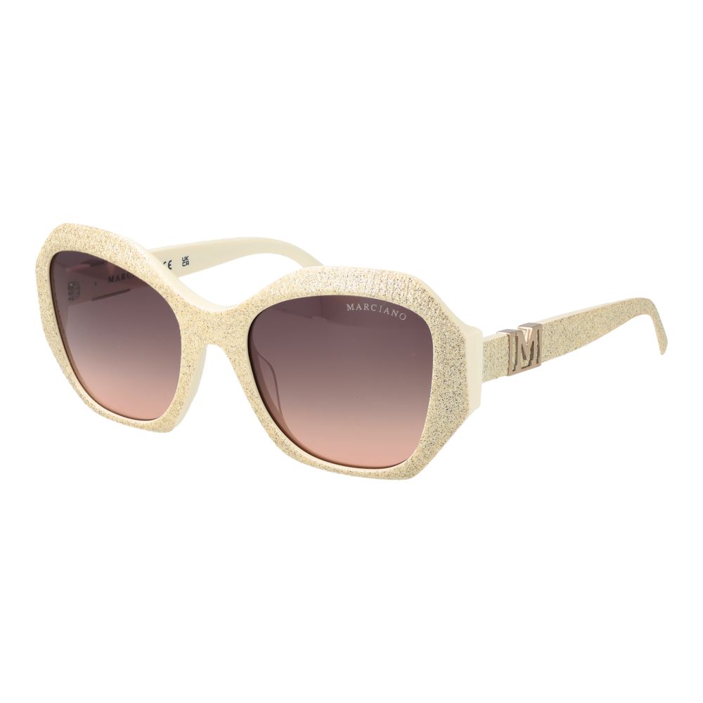 Marciano by Guess Beige Plastic Sunglasses
