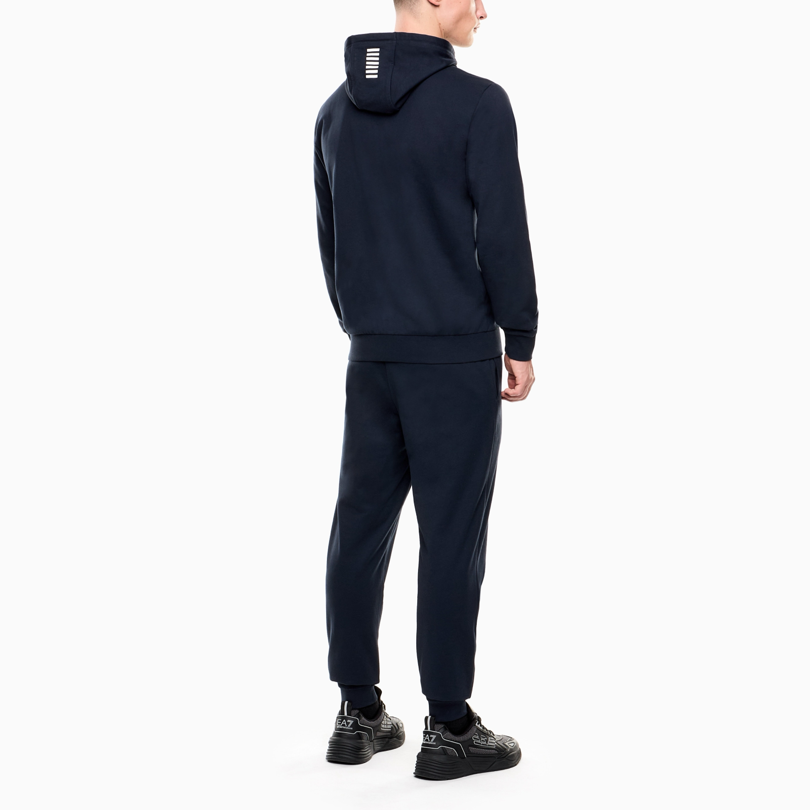 Мъжки син екип EA7 Emporio Armani Men Tracksuit 8NPV68 PJVTZ 1562 Back View