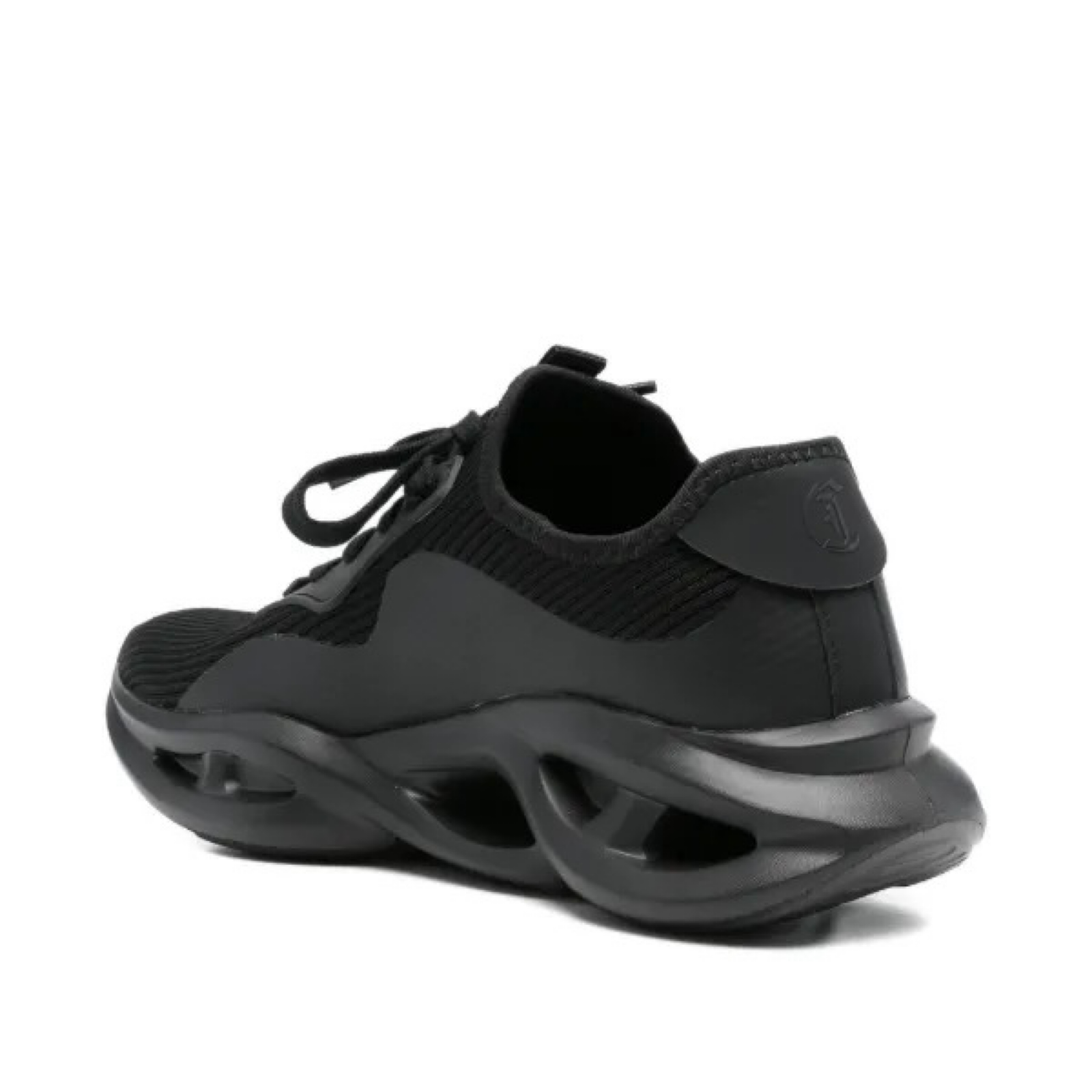 Мъжки черни маратонки Just Cavalli Fondo Vannie 80QA3SV1 ZSE45 899 Men Sneakers Medial View