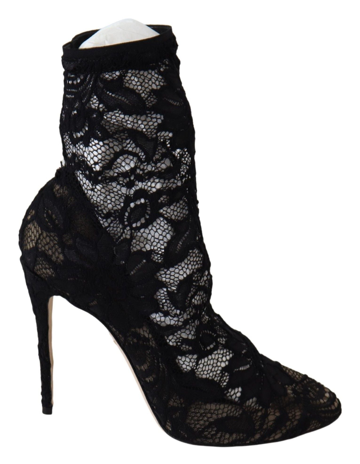 Помпи Dolce & Gabbana с черна дантела Taormina Elegance Unleashed