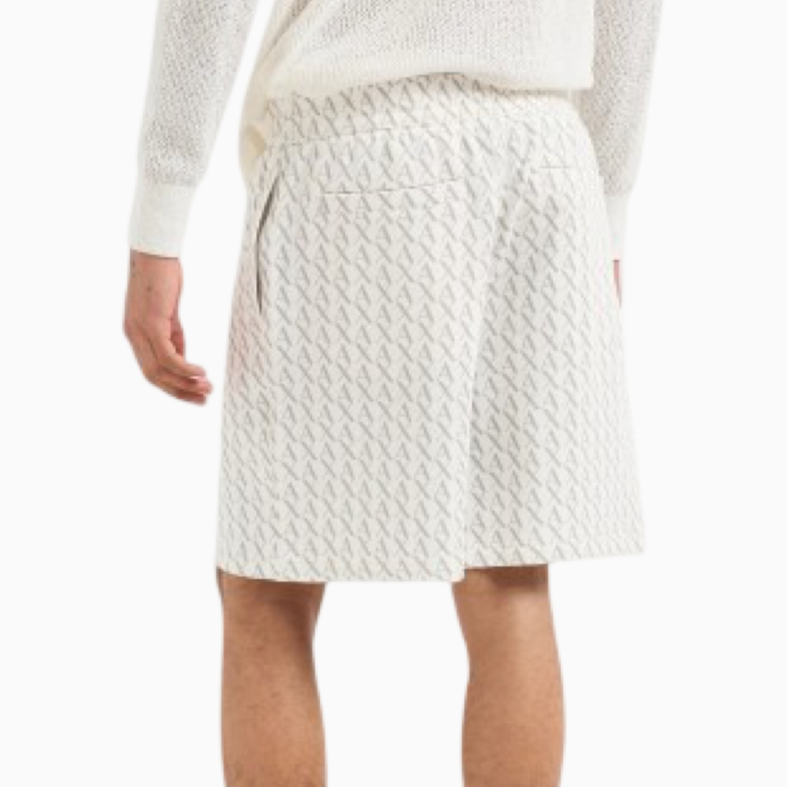 Мъжки бели къси панталони Armani Exchange XM001227 AF11847