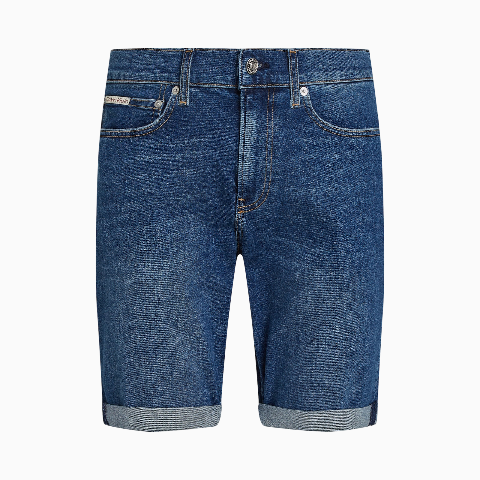 Мъжки сини дънкови къси панталони Calvin Klein Jeans J30J327184