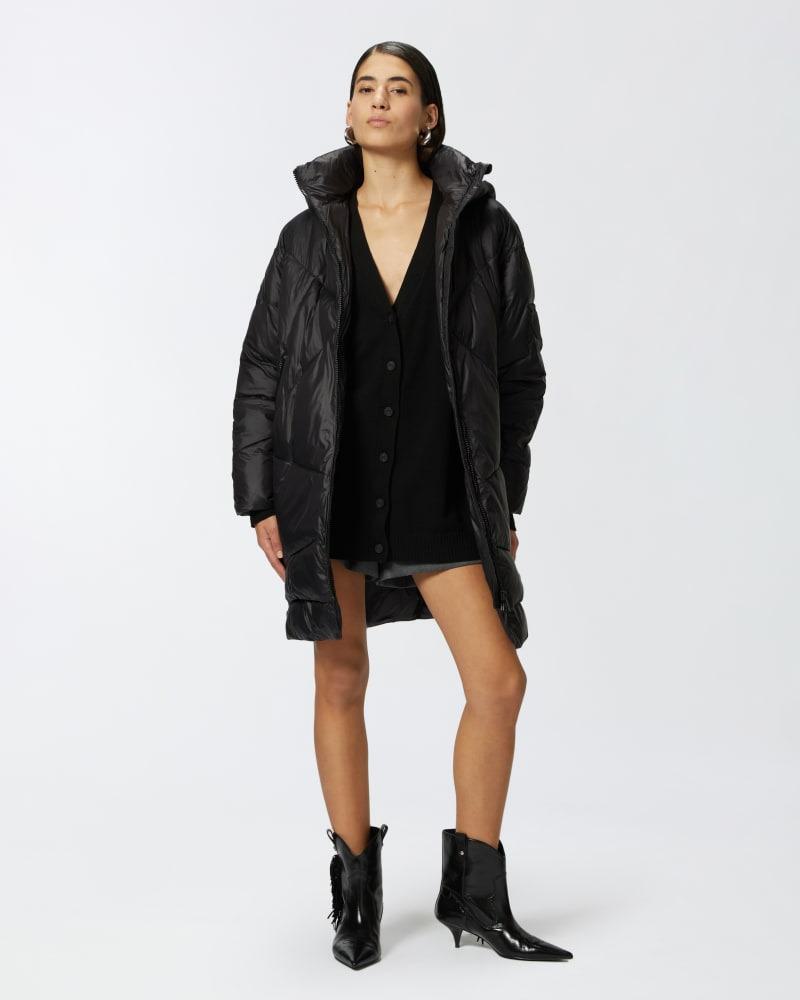 Дамско дълго зимно яке Pinko Women Jacket 103823 A1ZS Z99 Front View