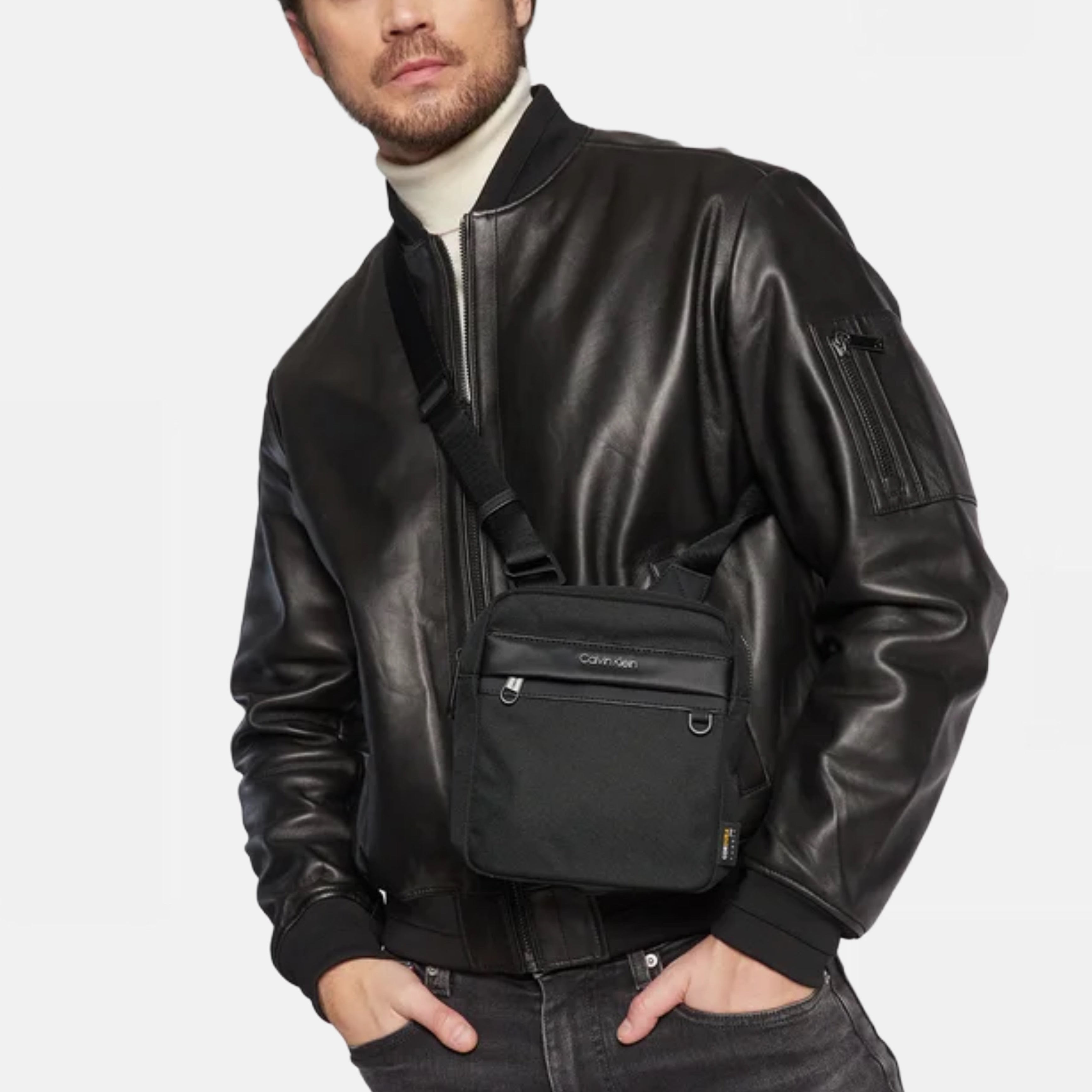 Мъжка чанта Men’s crossbody bag Calvin Klein K50K509577 Cordura lifestyle view