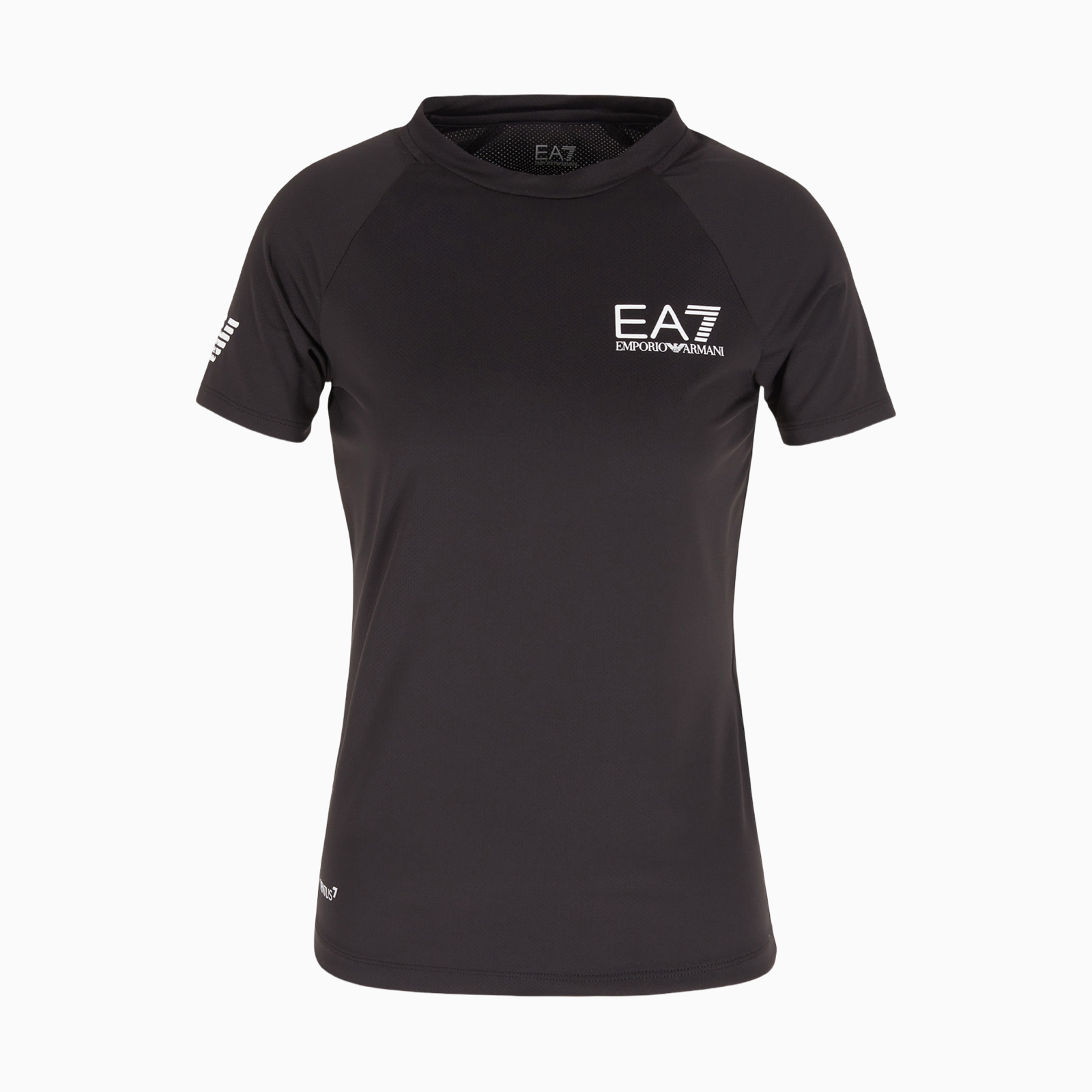Дамска спортна черна тениска EA7 Emporio Armani 8NTT70 TJEMZ 1200 Front View