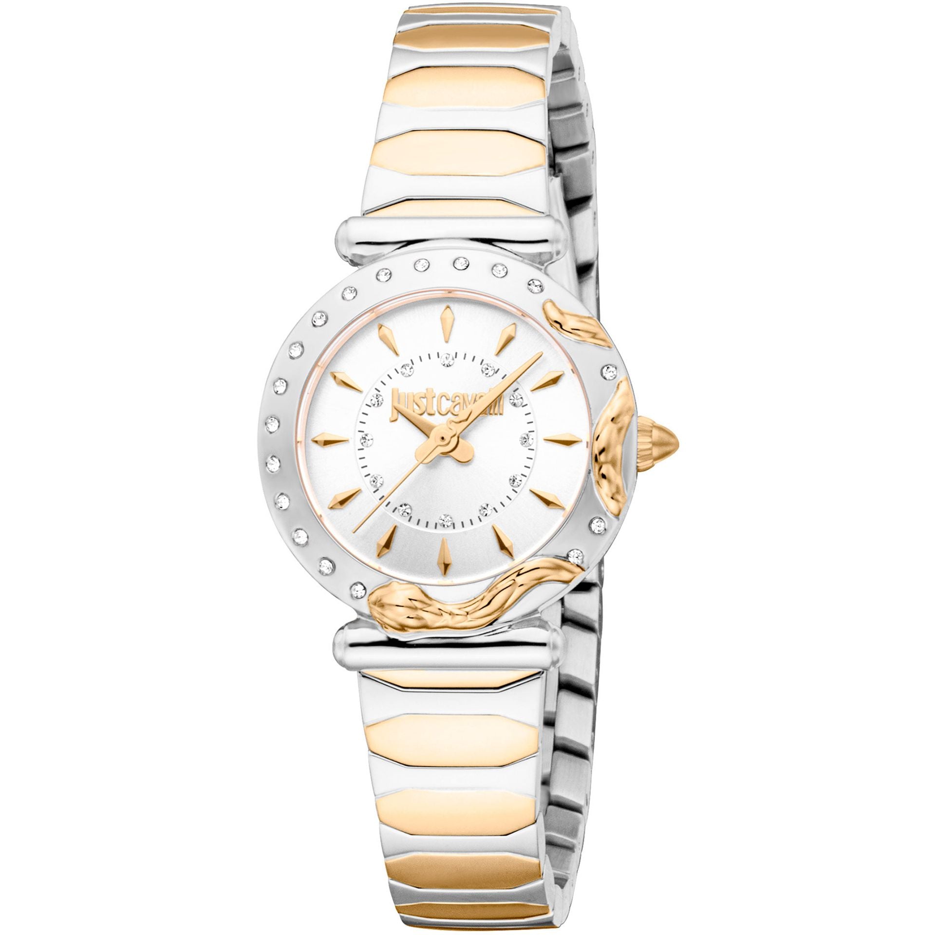 Дамски часовник Women’s watch Just Cavalli Animalier Stella Snake JC1L363M0065 Two Tones YG Silver