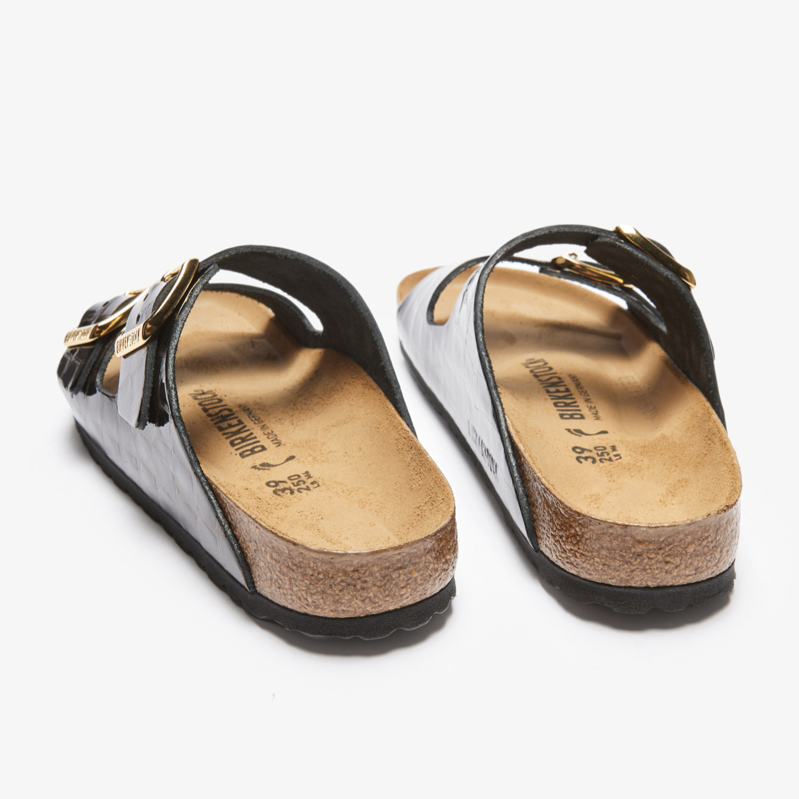 Дамски сандали Birkenstock Arizona BS Leather Embo Women Sandals 1032864 Heel View