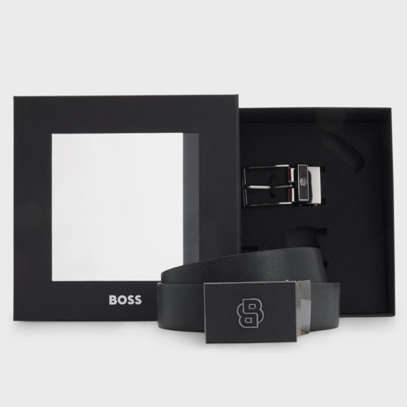 Мъжки подаръчен комплект колан Boss Men Belt Gift Set 50558761 001 Box View