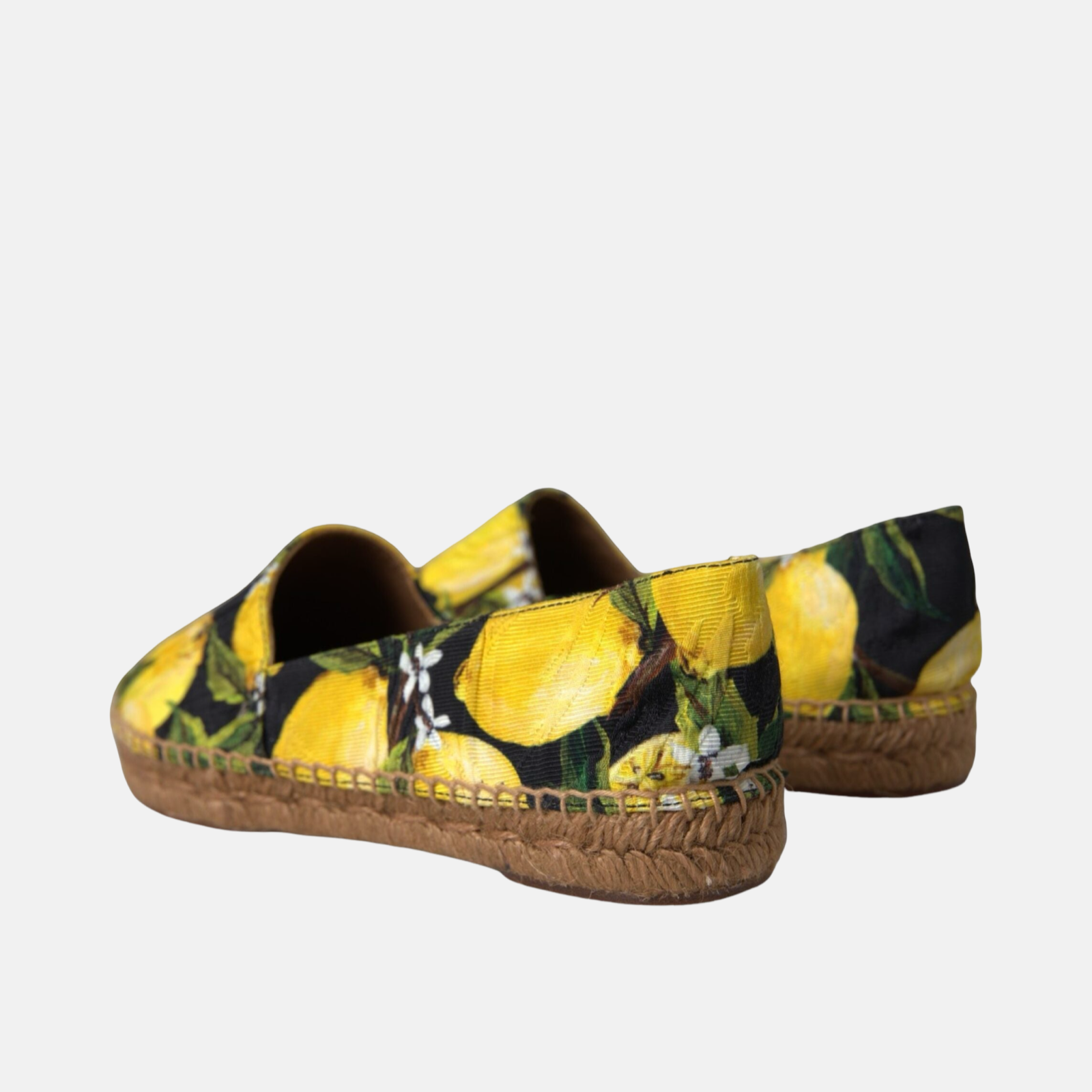 Dolce & Gabbana Lemon Women Espadrilles Heel View