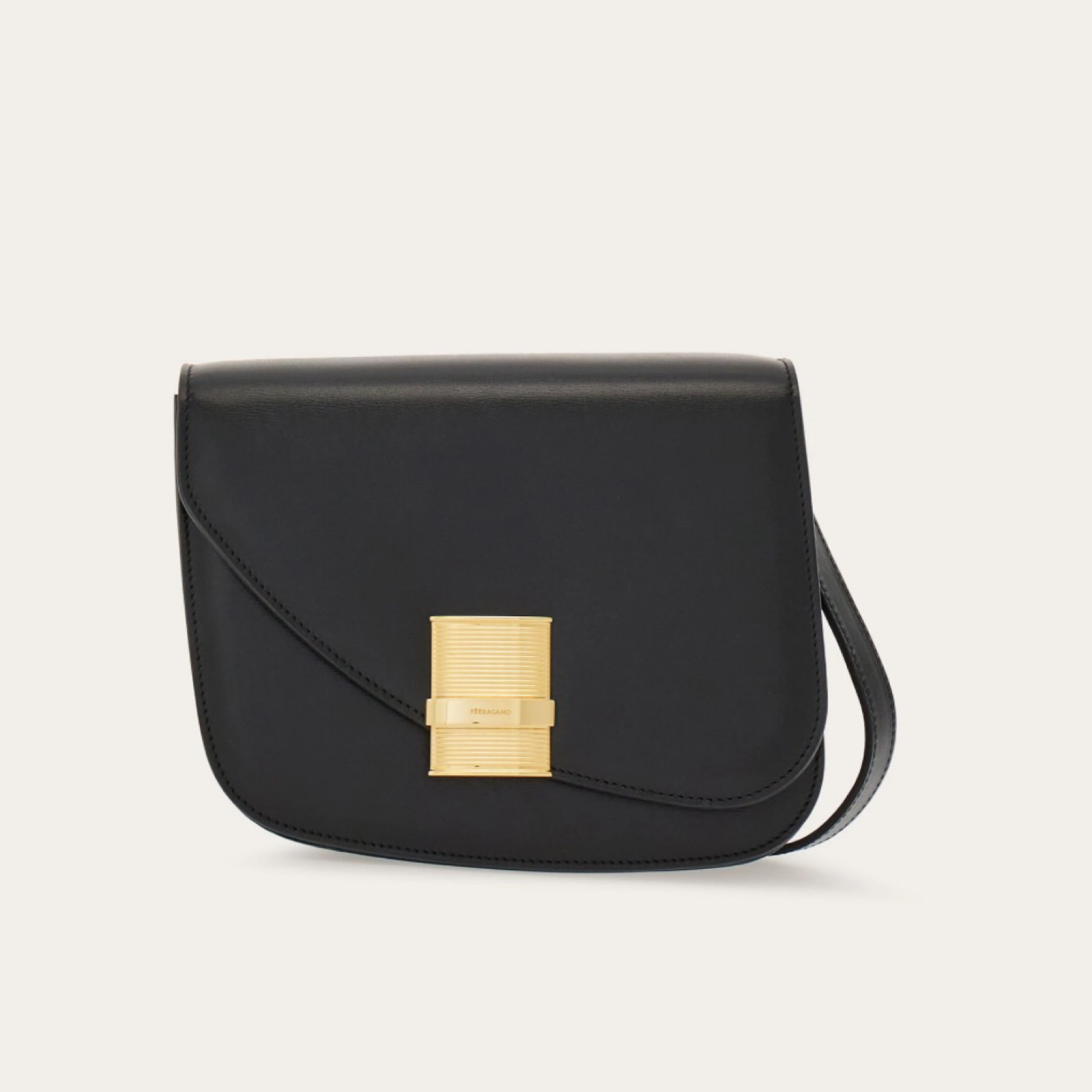 Дамска чанта Salvatore Ferragamo Fiamma Crossbody Bag 215971 769385 Front View