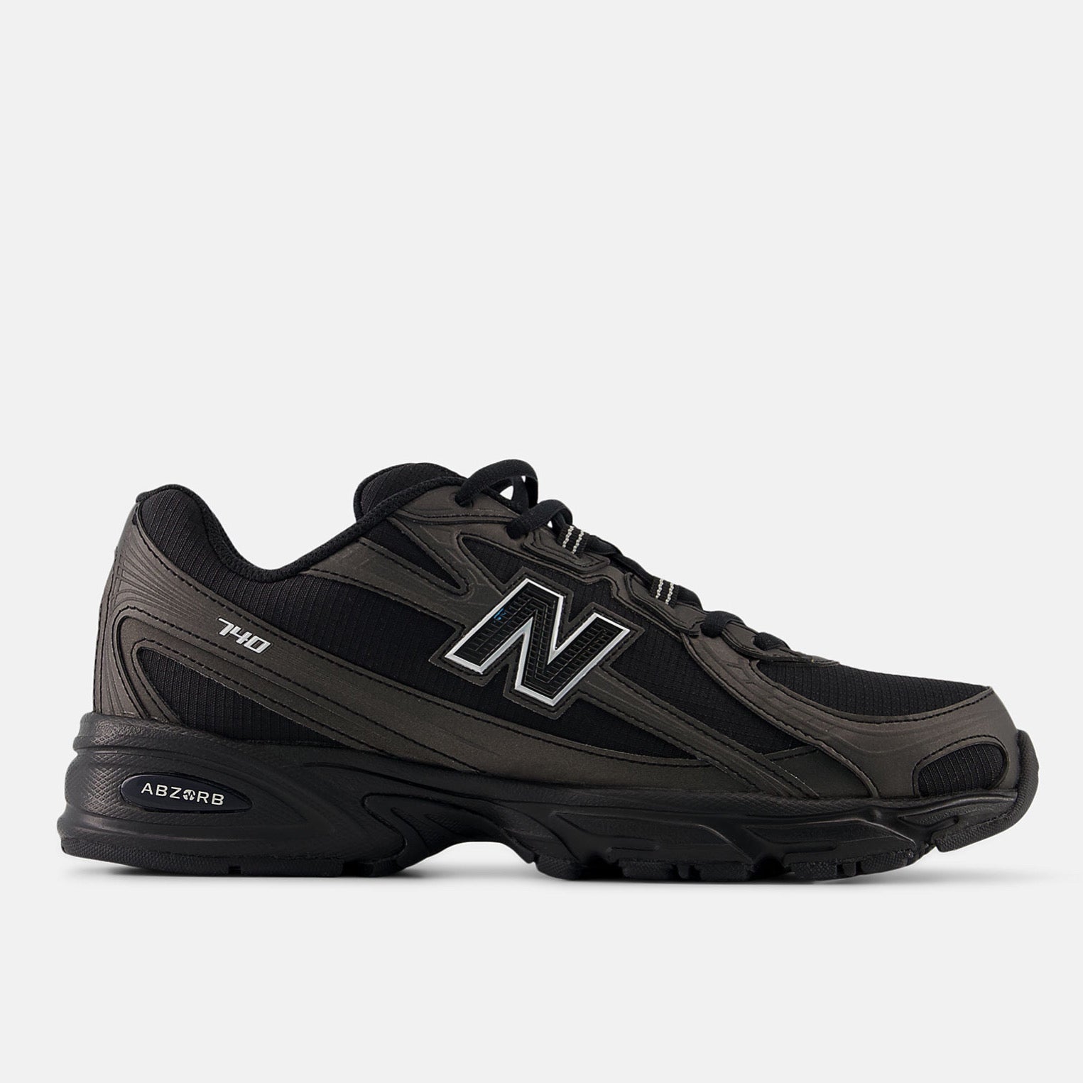 Мъжки черни маратонки New Balance men’s sneakers 740 U740BS2 Lateral view