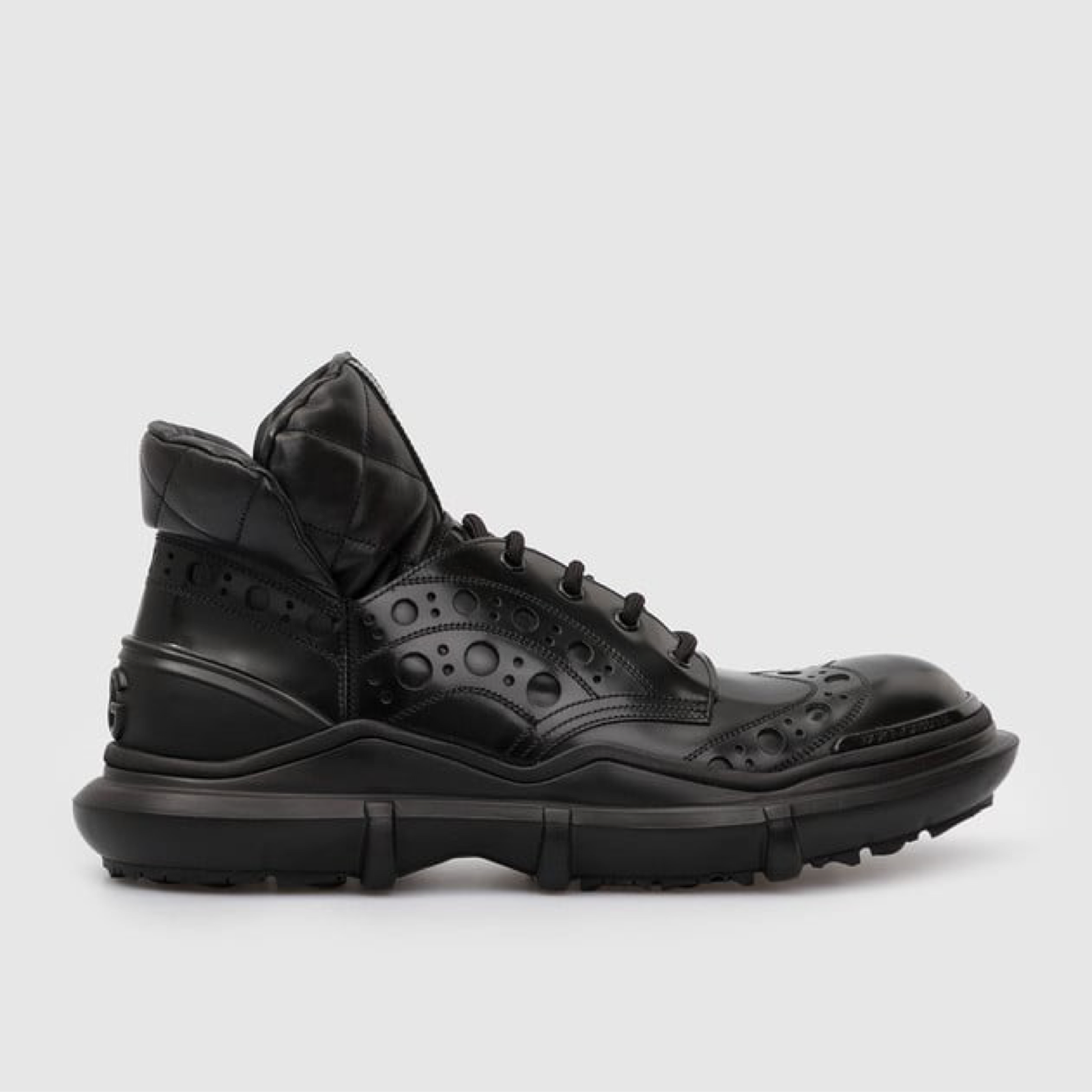 Dolce & Gabbana Vintage Leather Men Ankle Boots A10701 AQ380 MV7336 Lateral View
