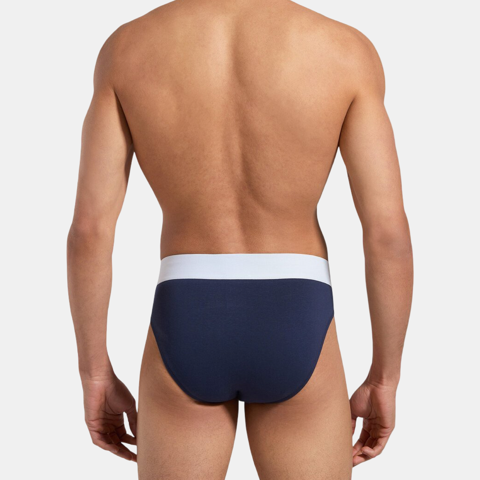 3 броя мъжки сини слипове Bikkembergs Briefs BKK1USP10TR Back View