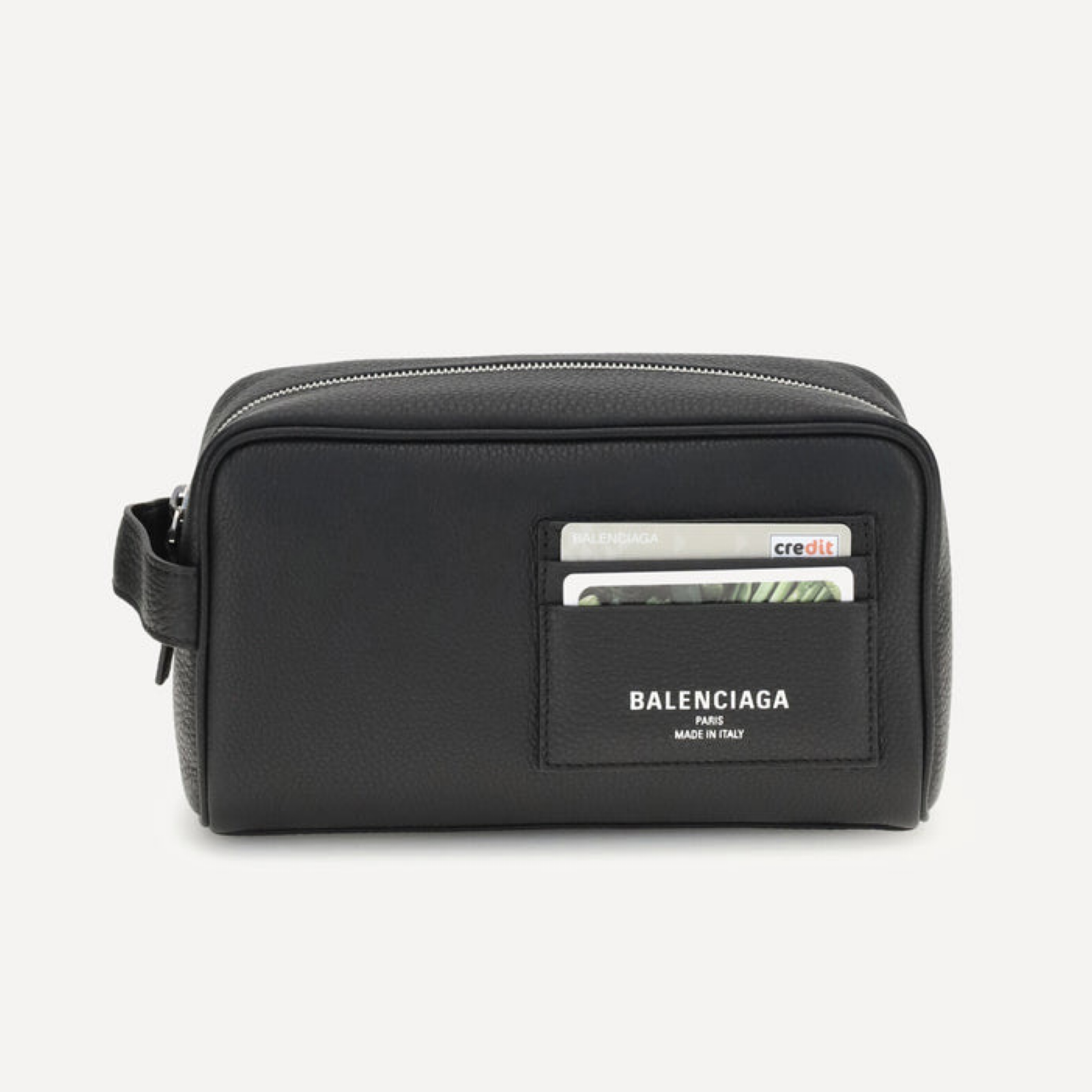 Balenciaga Logo Beauty Case 8422222ABVZ 1000 Front View