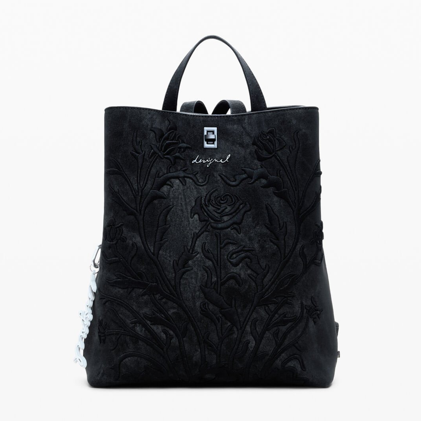 Дамска раница Women’s rucksack Desigual 25WAKP06 2000 Black front view