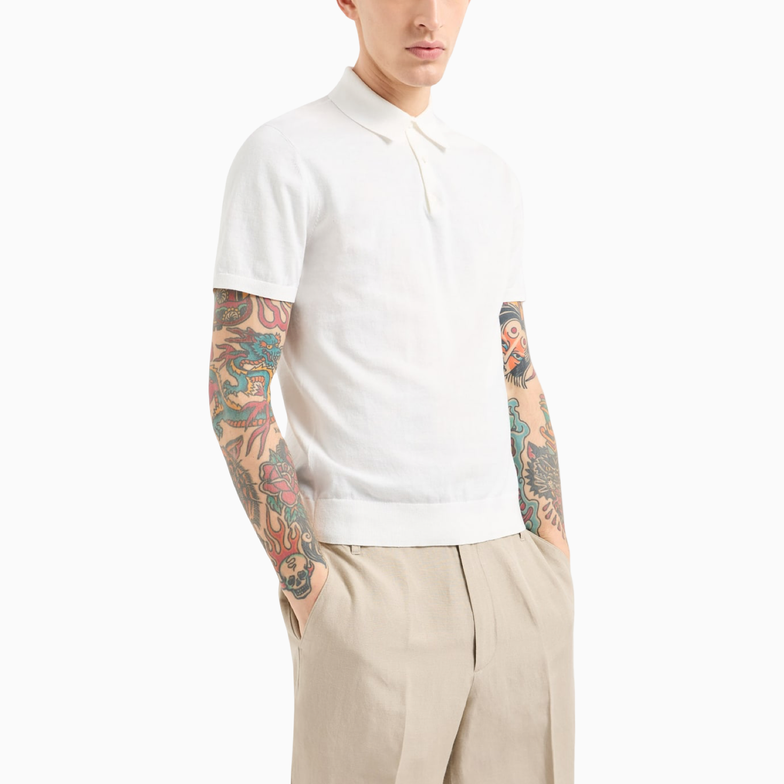 Мъжка поло тениска Armani Exchange Men Polo 8NZF5D ZM3JZ 1116 Front View