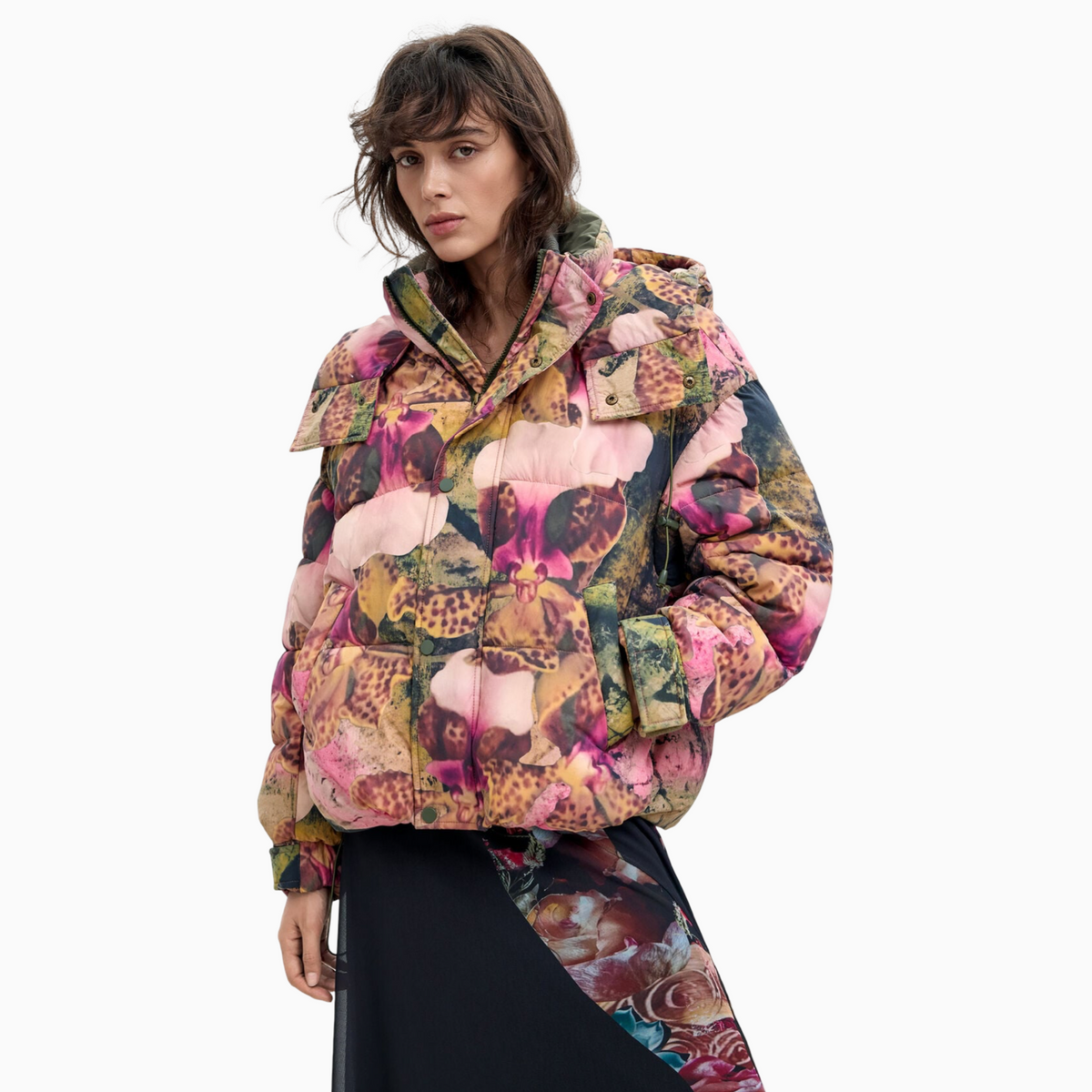Дамско яке Desigual Women Jacket 26WWEW04 3021 Front View