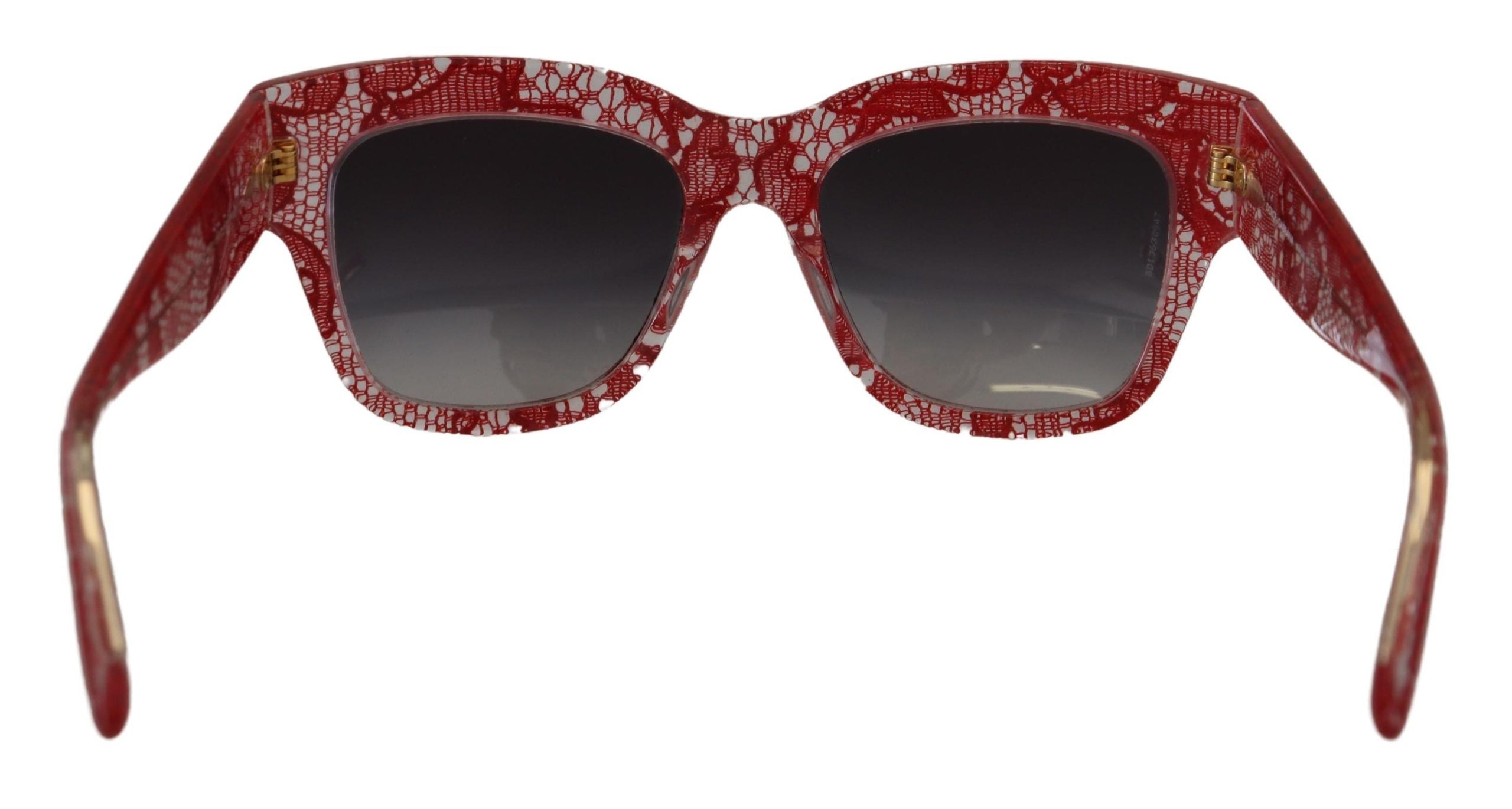 Тонирани слънчеви очила Dolce & Gabbana Chic със сицилианска дантела