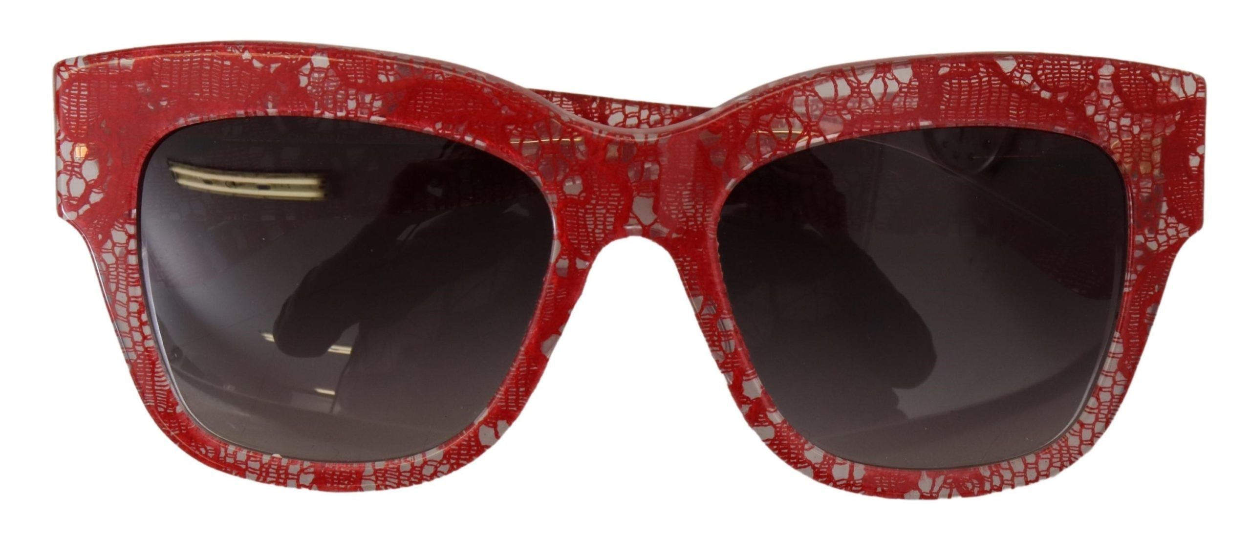Тонирани слънчеви очила Dolce & Gabbana Chic със сицилианска дантела