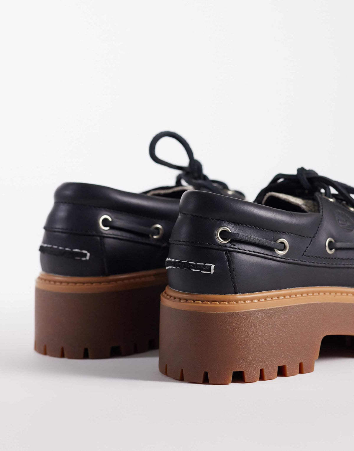 Timberland Women Stone Street Platform Boat Shoes