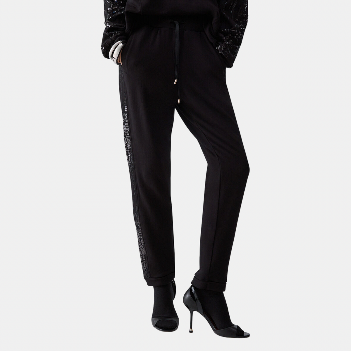 Дамски спортен панталон Liu Jo Women Sweatpants TF6143FS576 22222 Front View