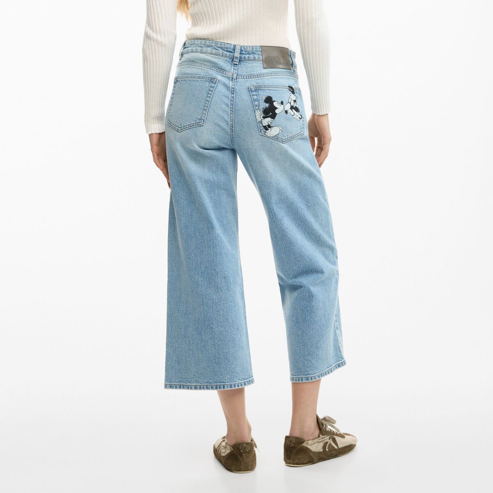 Дамски дънки Desigual Women Jeans 26SWDD16 5053 Back View