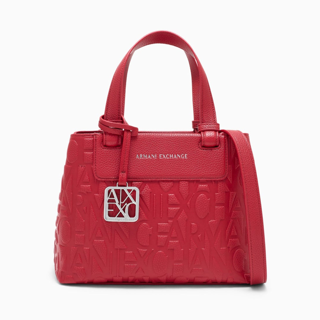 Дамска червена чанта Armani Exchange Women’s shopping bag XW001576 AF15774 U5102 front view