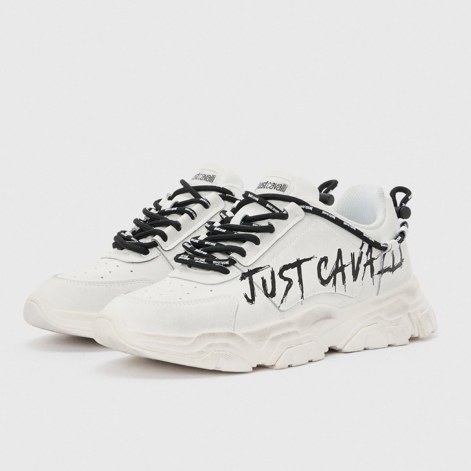 Мъжки кецове Just Cavalli Fondo Liuk 80QA3SH1 ZPC21 003 Men Sneakers Lateral View