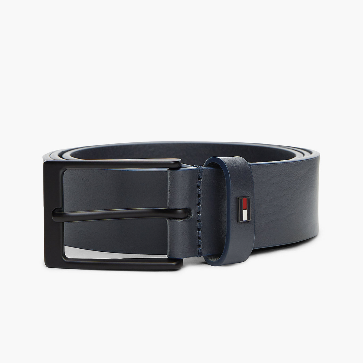 Мъжки син колан Tommy Hilfiger Men Belt AM0AM13016 DW6 Front View