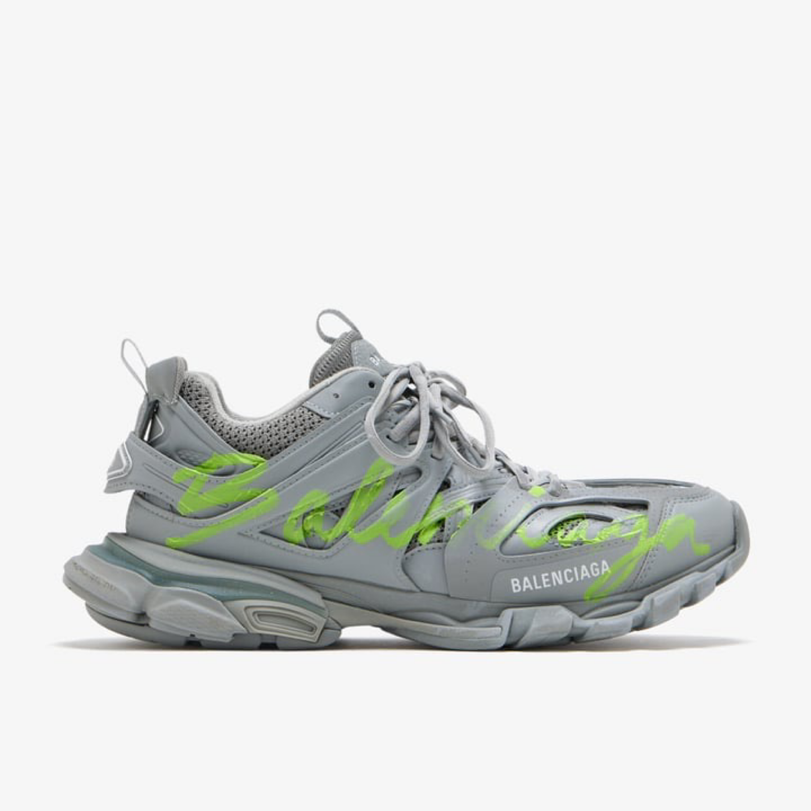 Balenciaga Track Signature Sneakers 542023WTRHW1070 Lateral View