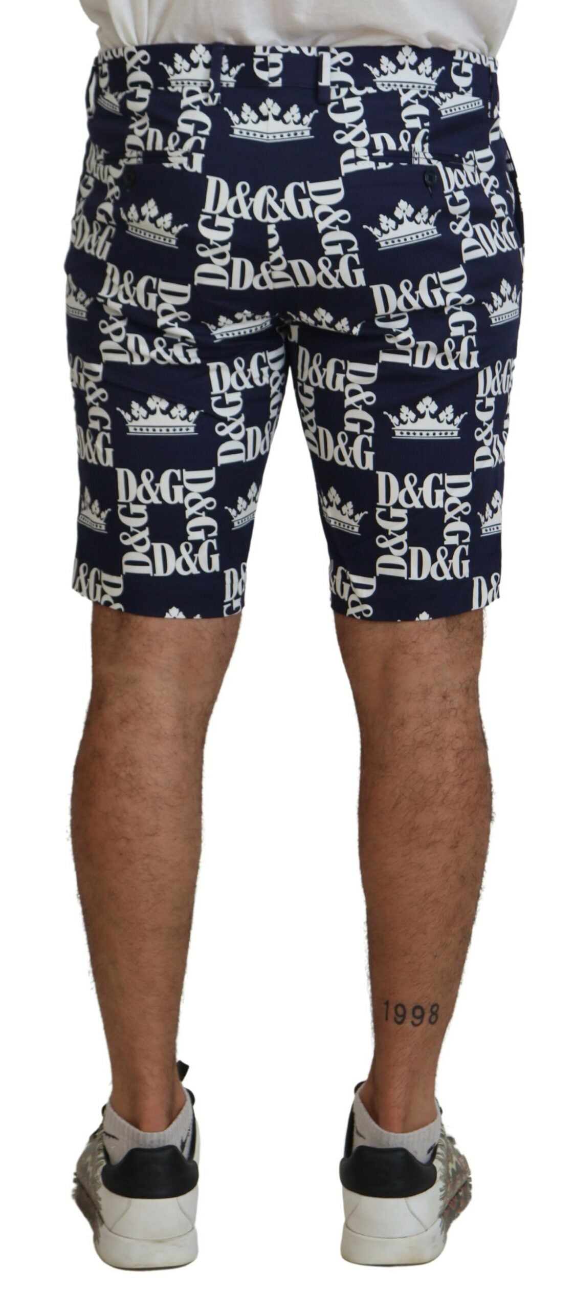 Dolce & Gabbana Ежедневни къси панталони с принт с корона