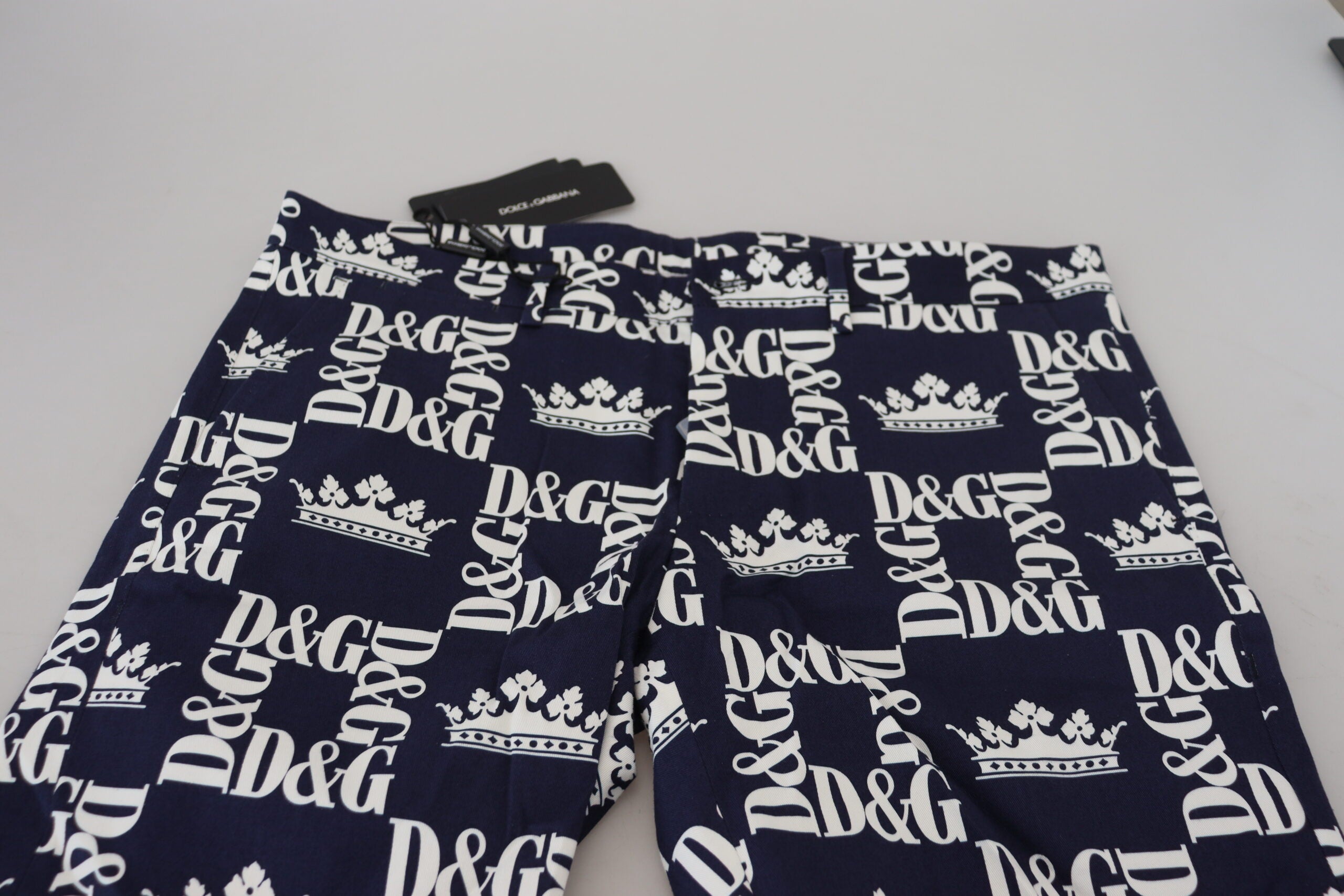 Dolce & Gabbana Ежедневни къси панталони с принт с корона