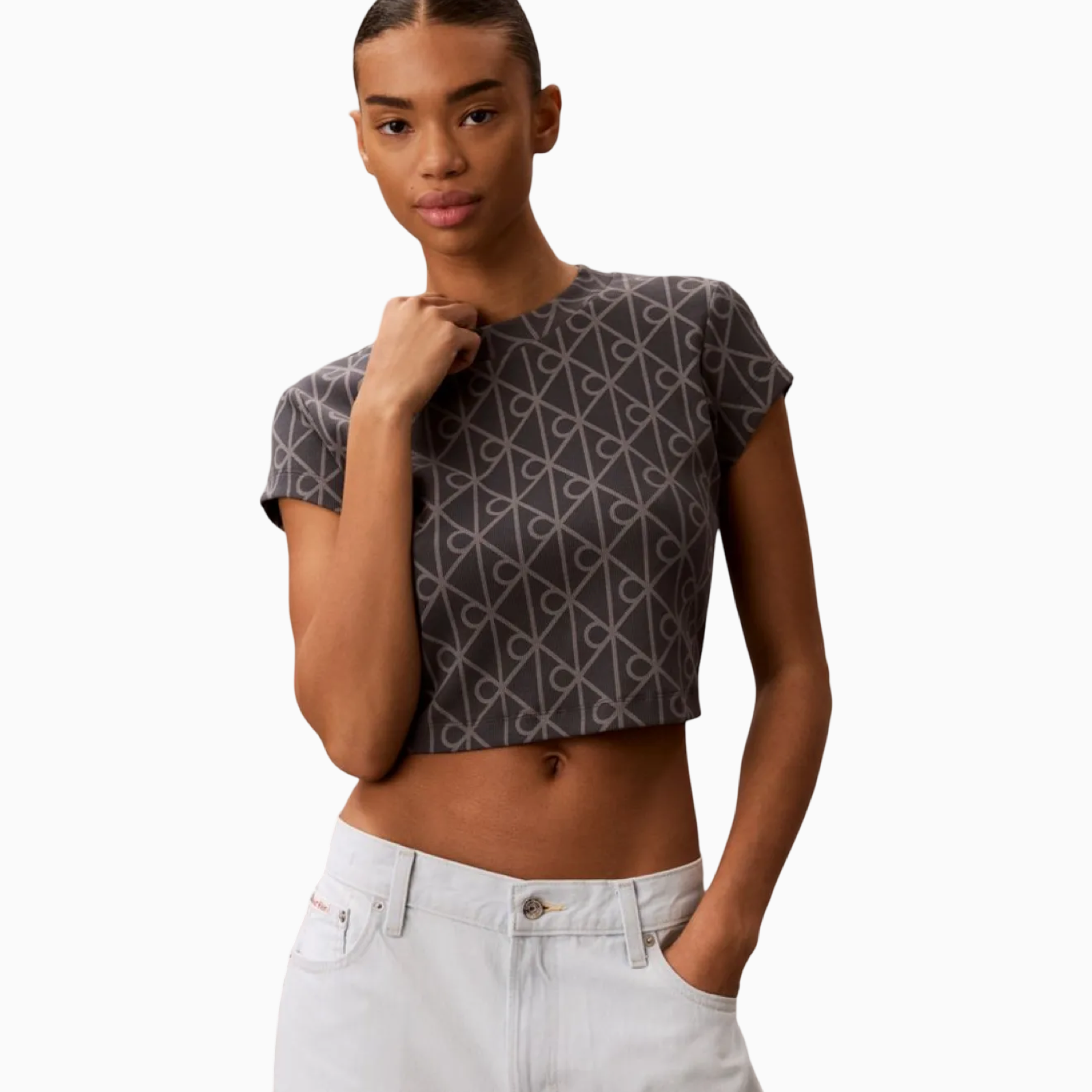 Дамска тениска Calvin Klein Jeans Women T-shirt LV047G830G 4XN Front View