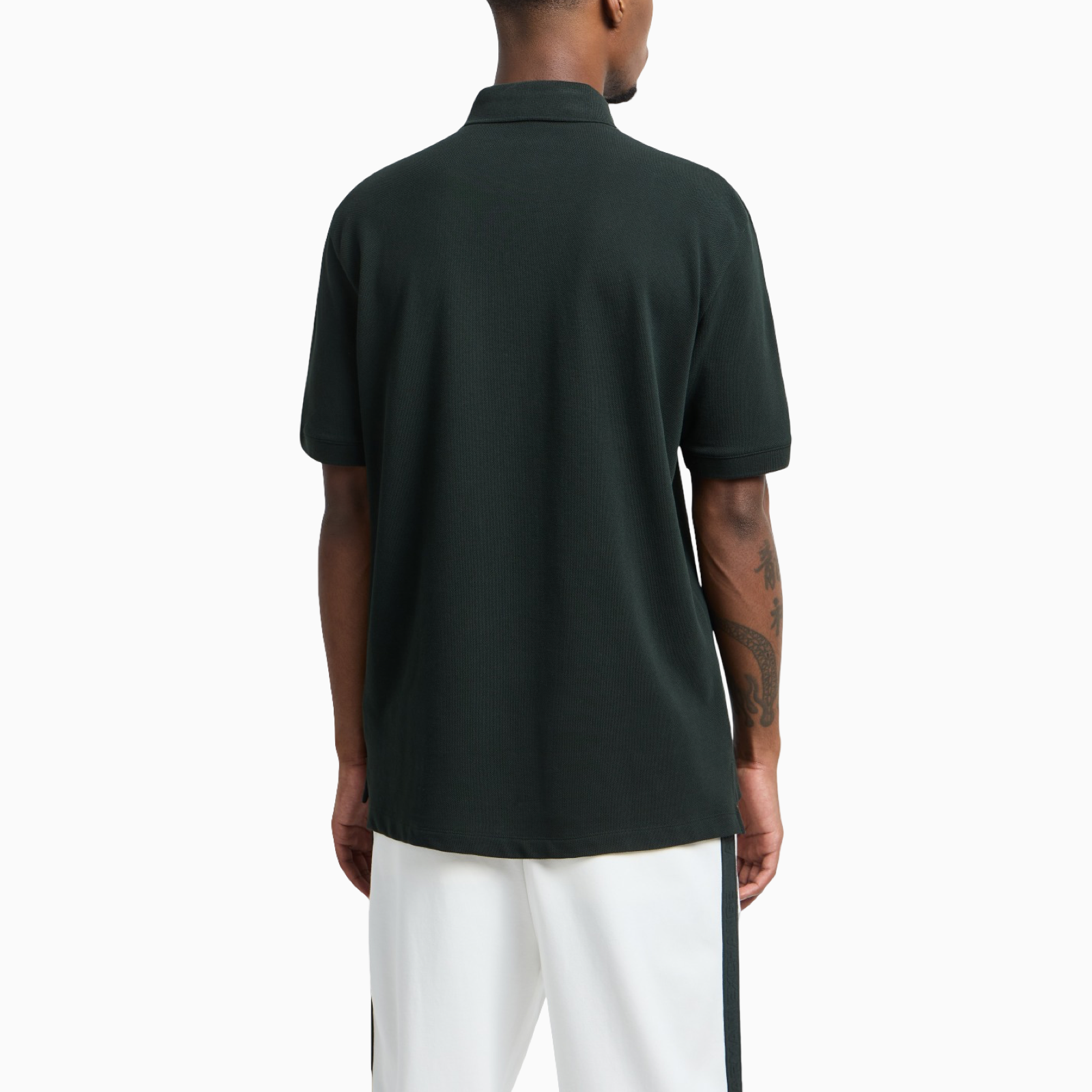 Мъжка зелена поло тениска Armani Exchange Polo XM000307 AF10366 Back View