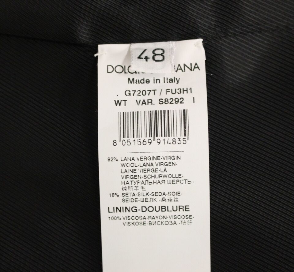 Dolce & Gabbana Елегантен елек от сива вълнена рокля